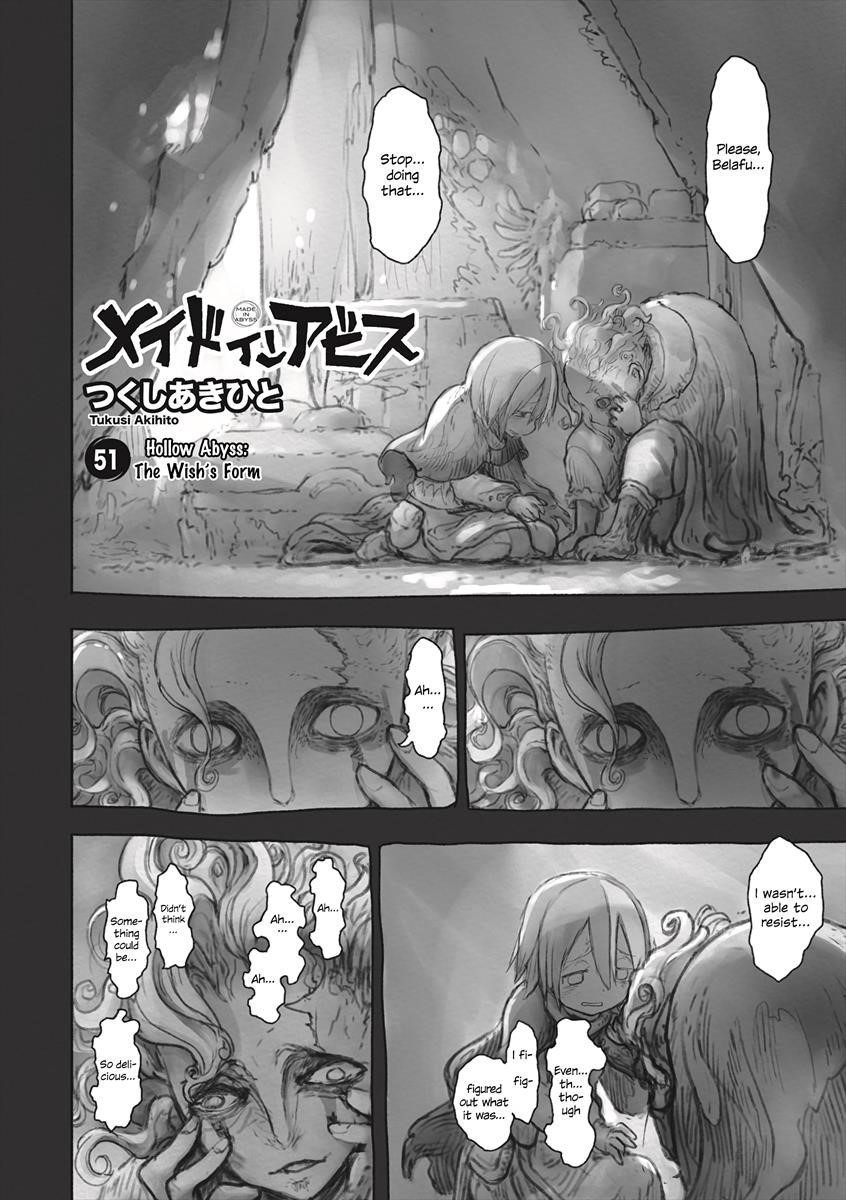 Made in Abyss Manga Chapter 51 page 2 - The Form the Wish Takes