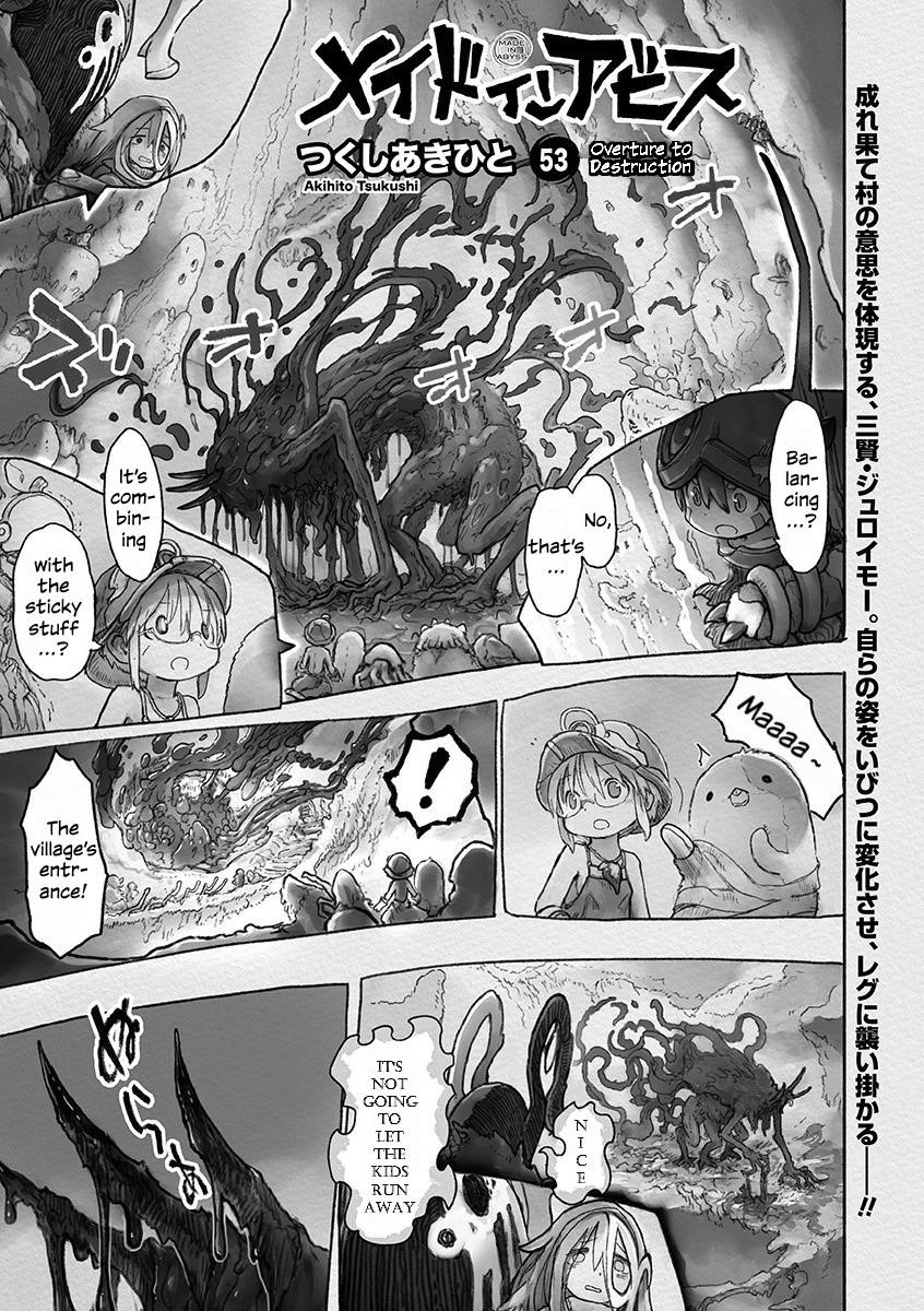 Made in Abyss Manga Chapter 53 page 1 - Prelude of Disintegration