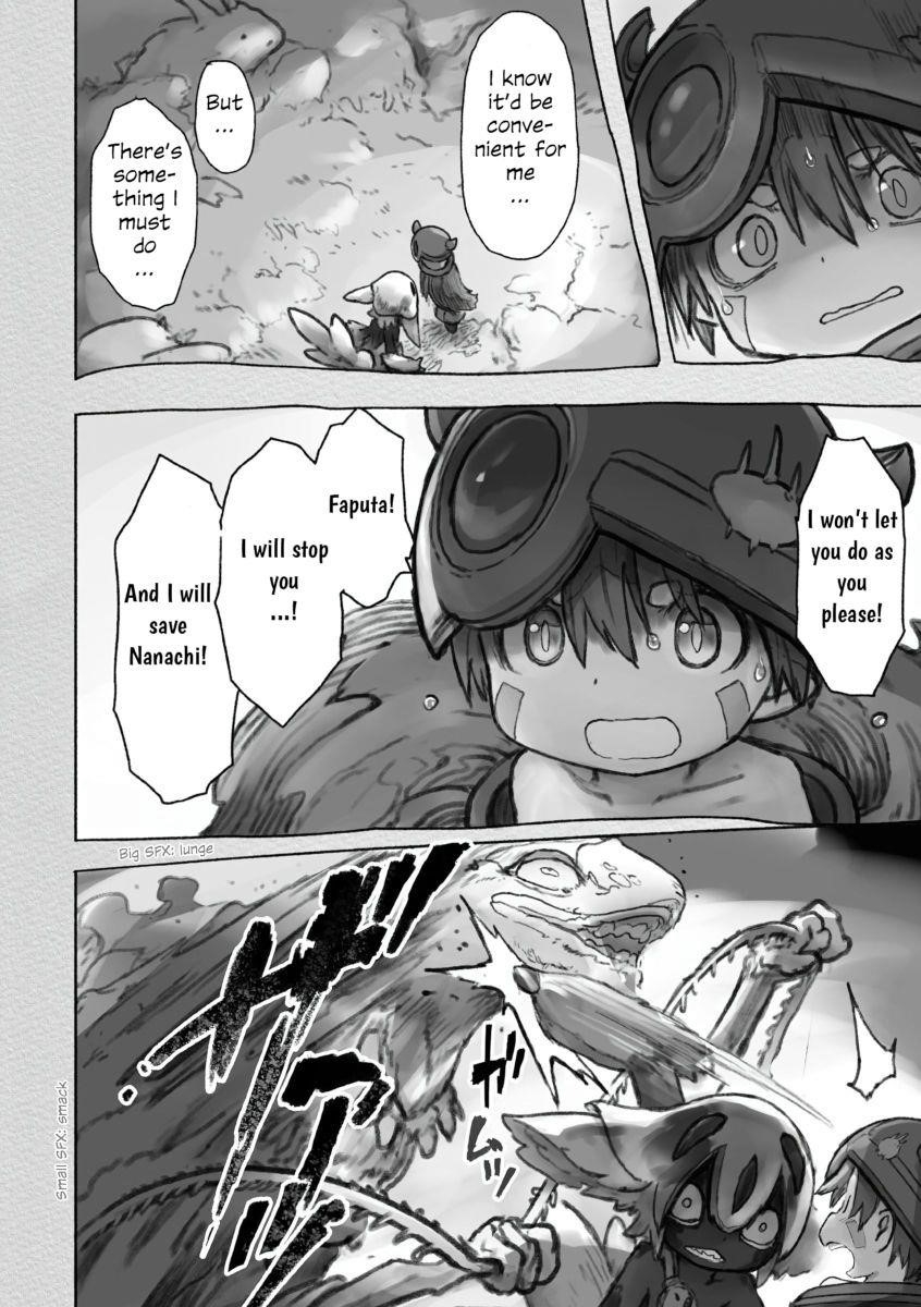 Made in Abyss Manga Chapter 55 page 10 - Faputa and Reg