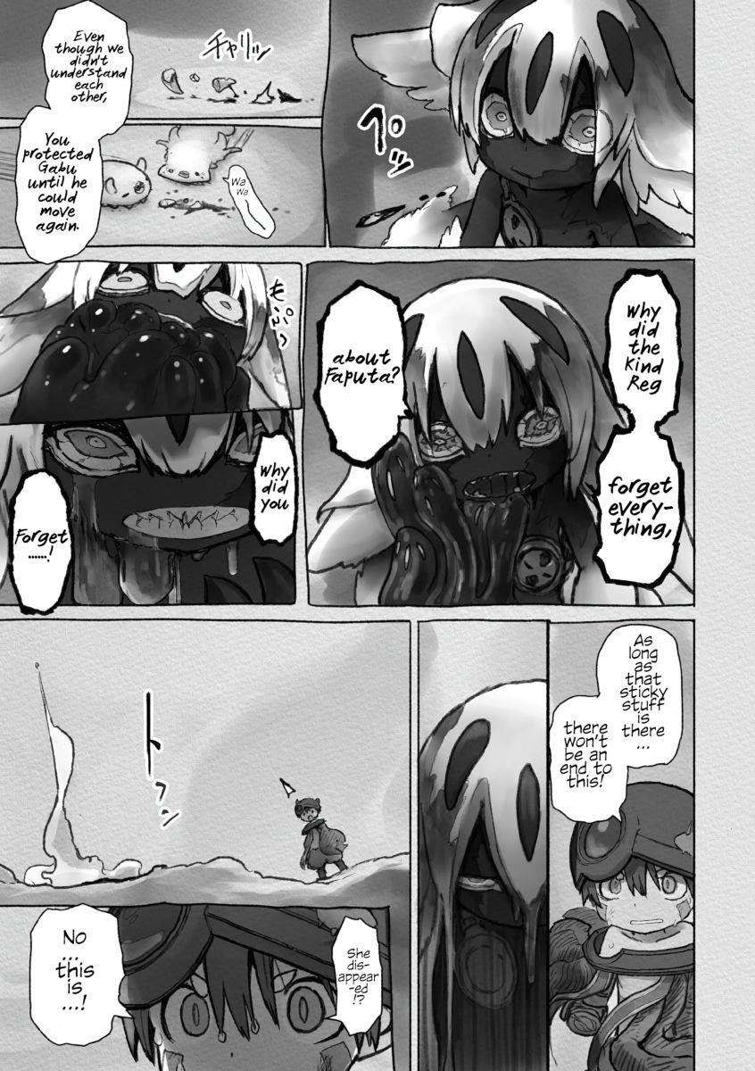 Made in Abyss Manga Chapter 55 page 15 - Faputa and Reg