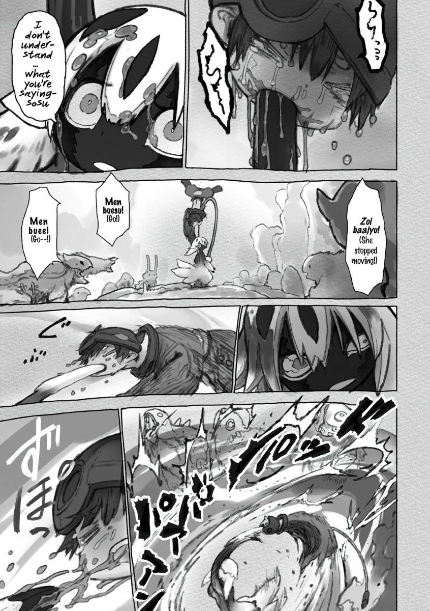 Made in Abyss Manga Chapter 55 page 19 - Faputa and Reg