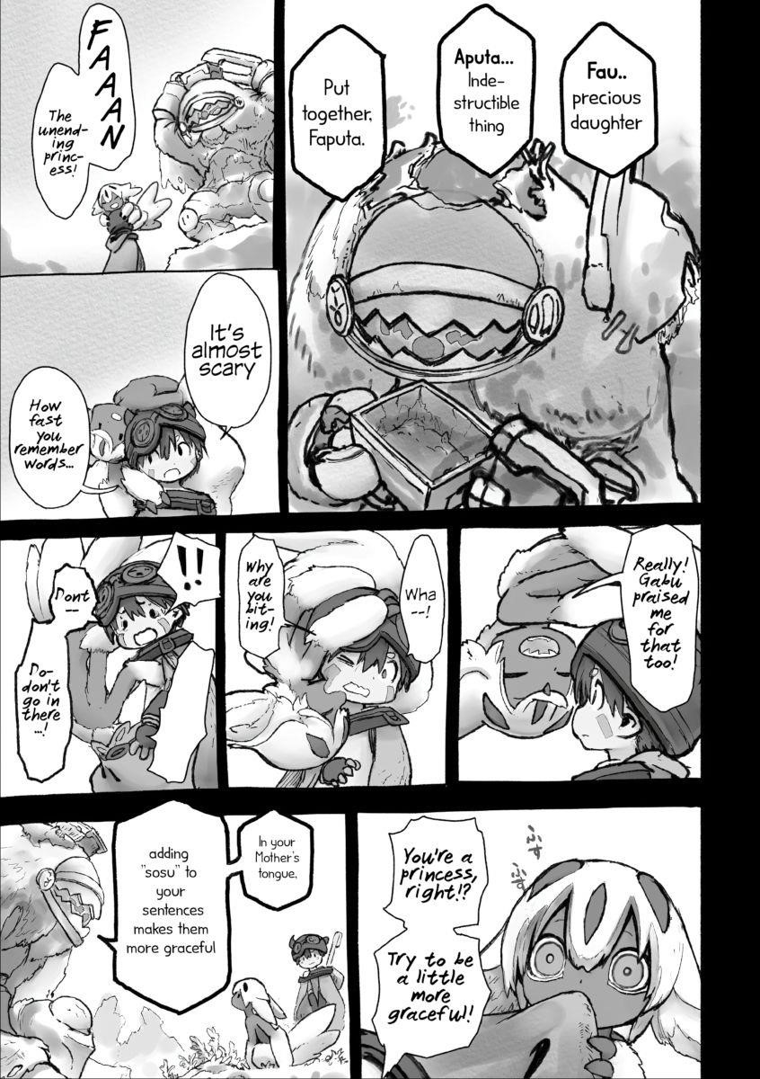 Made in Abyss Manga Chapter 55 page 23 - Faputa and Reg