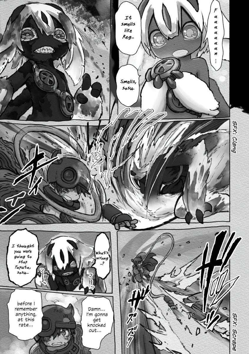 Made in Abyss Manga Chapter 55 page 25 - Faputa and Reg