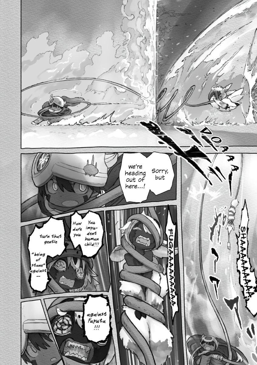 Made in Abyss Manga Chapter 55 page 28 - Faputa and Reg
