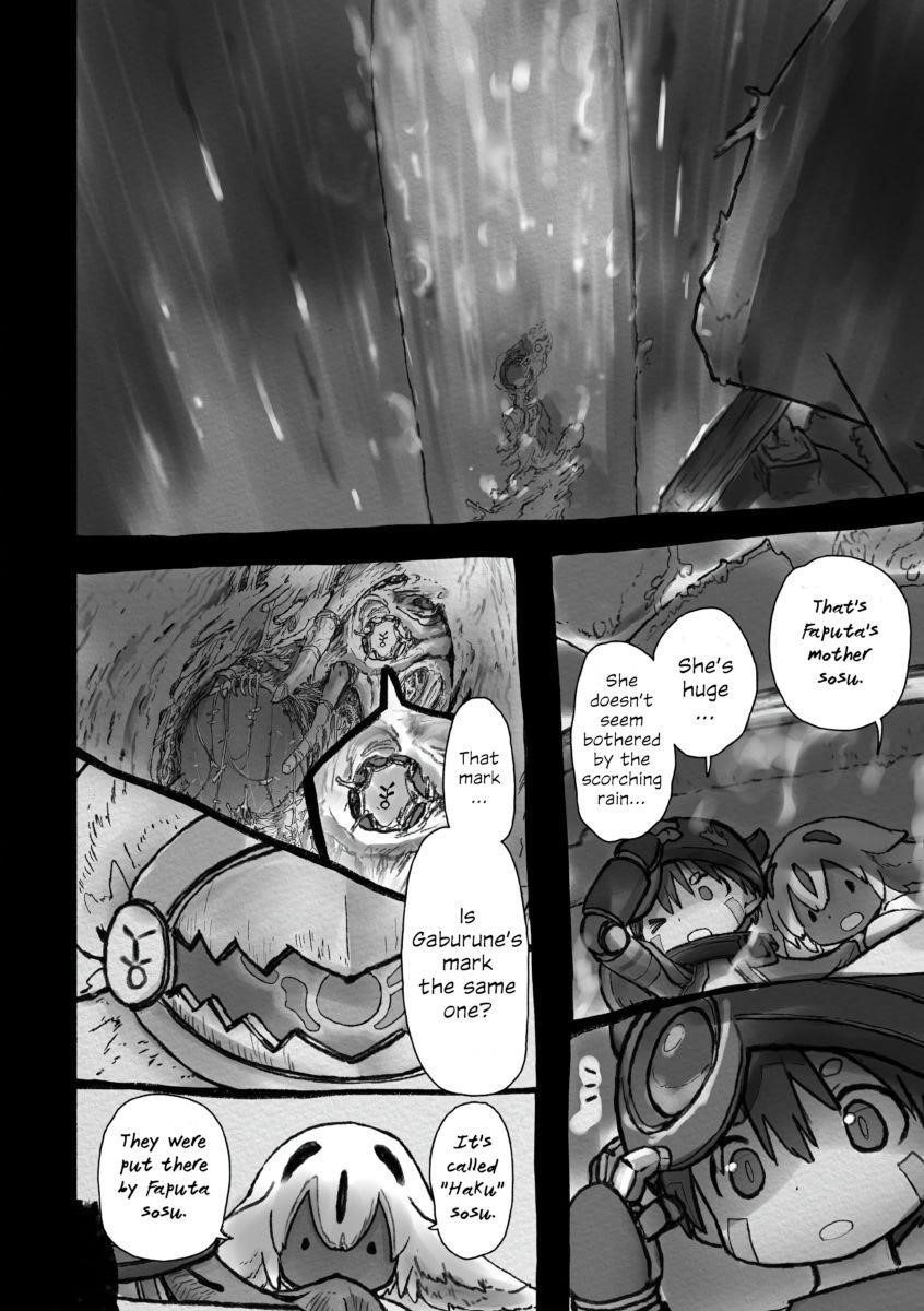 Made in Abyss Manga Chapter 55 page 34 - Faputa and Reg