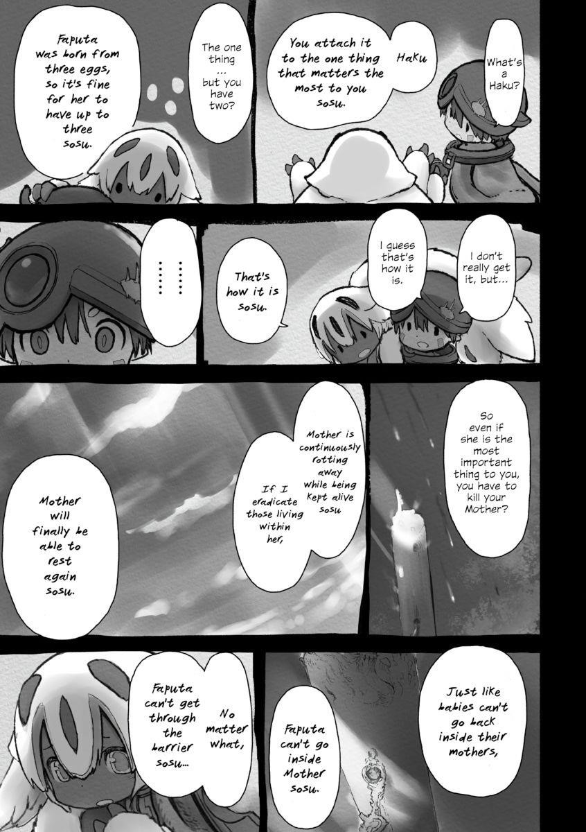 Made in Abyss Manga Chapter 55 page 35 - Faputa and Reg