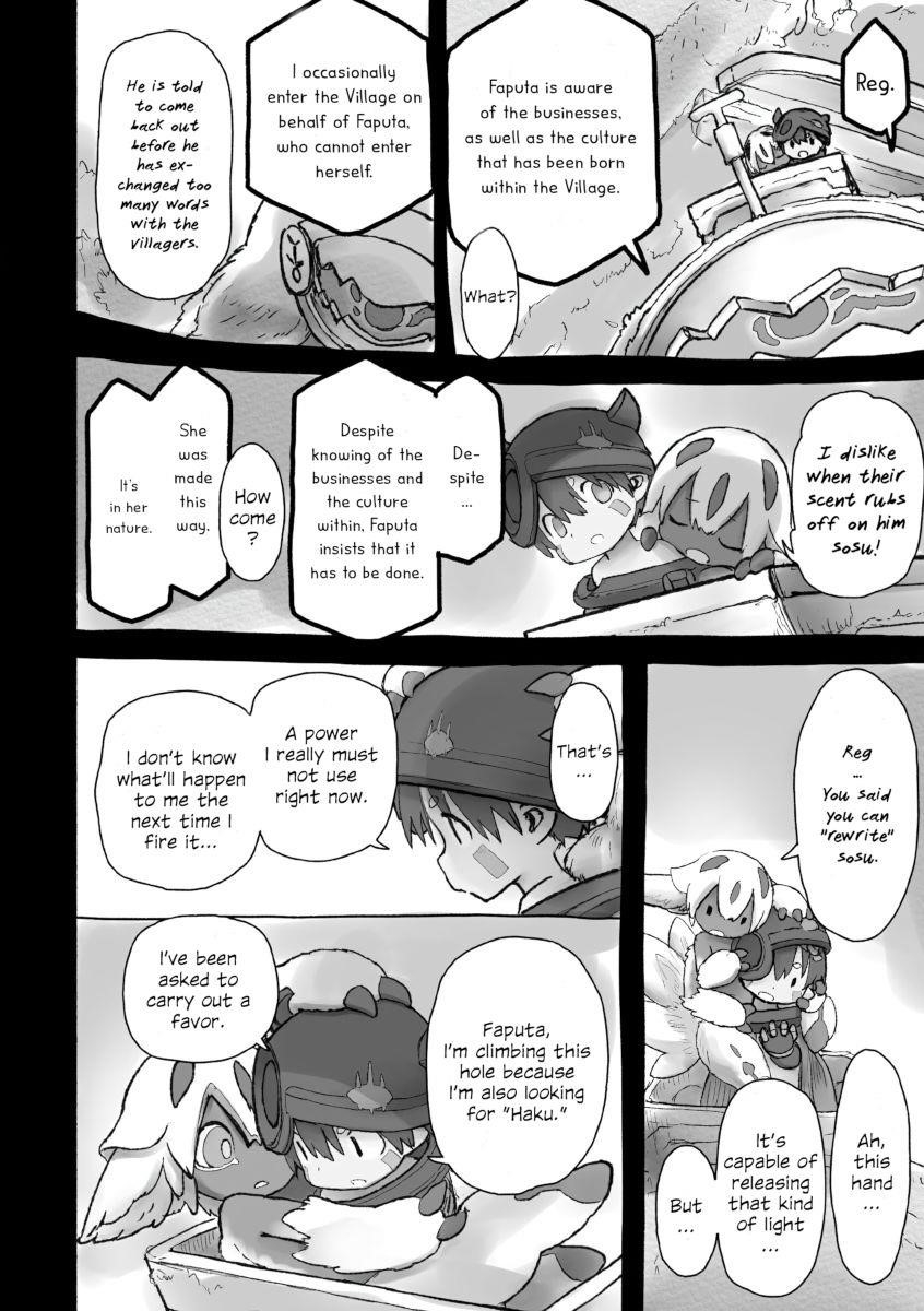 Made in Abyss Manga Chapter 55 page 36 - Faputa and Reg