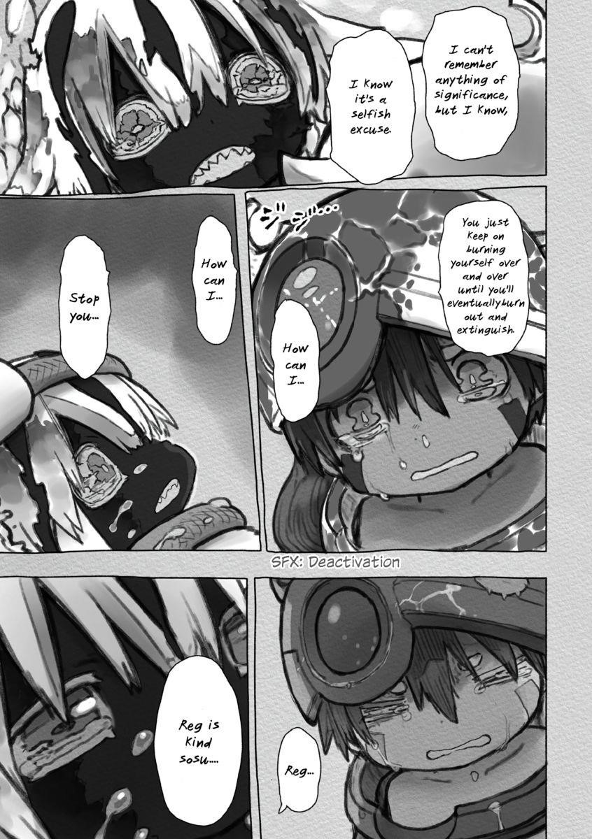 Made in Abyss Manga Chapter 55 page 43 - Faputa and Reg