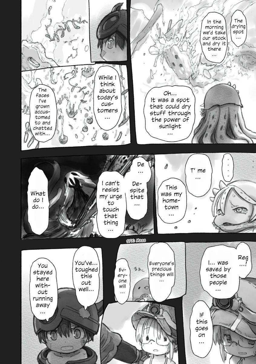 Made in Abyss Manga Chapter 55 page 8 - Faputa and Reg