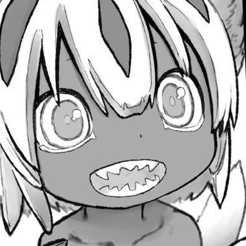 Made in Abyss Manga Chapter 55 (Faputa and Reg) cover