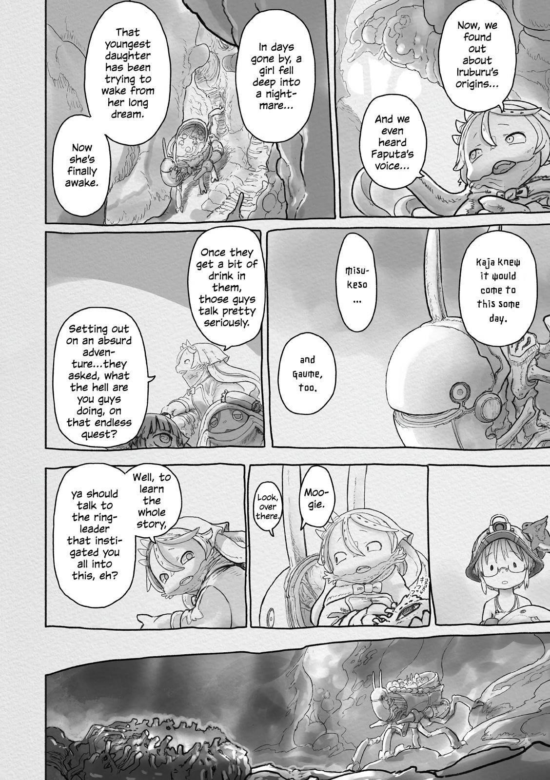 Made in Abyss Manga Chapter 58 page 14 - Toward the Path of Fire