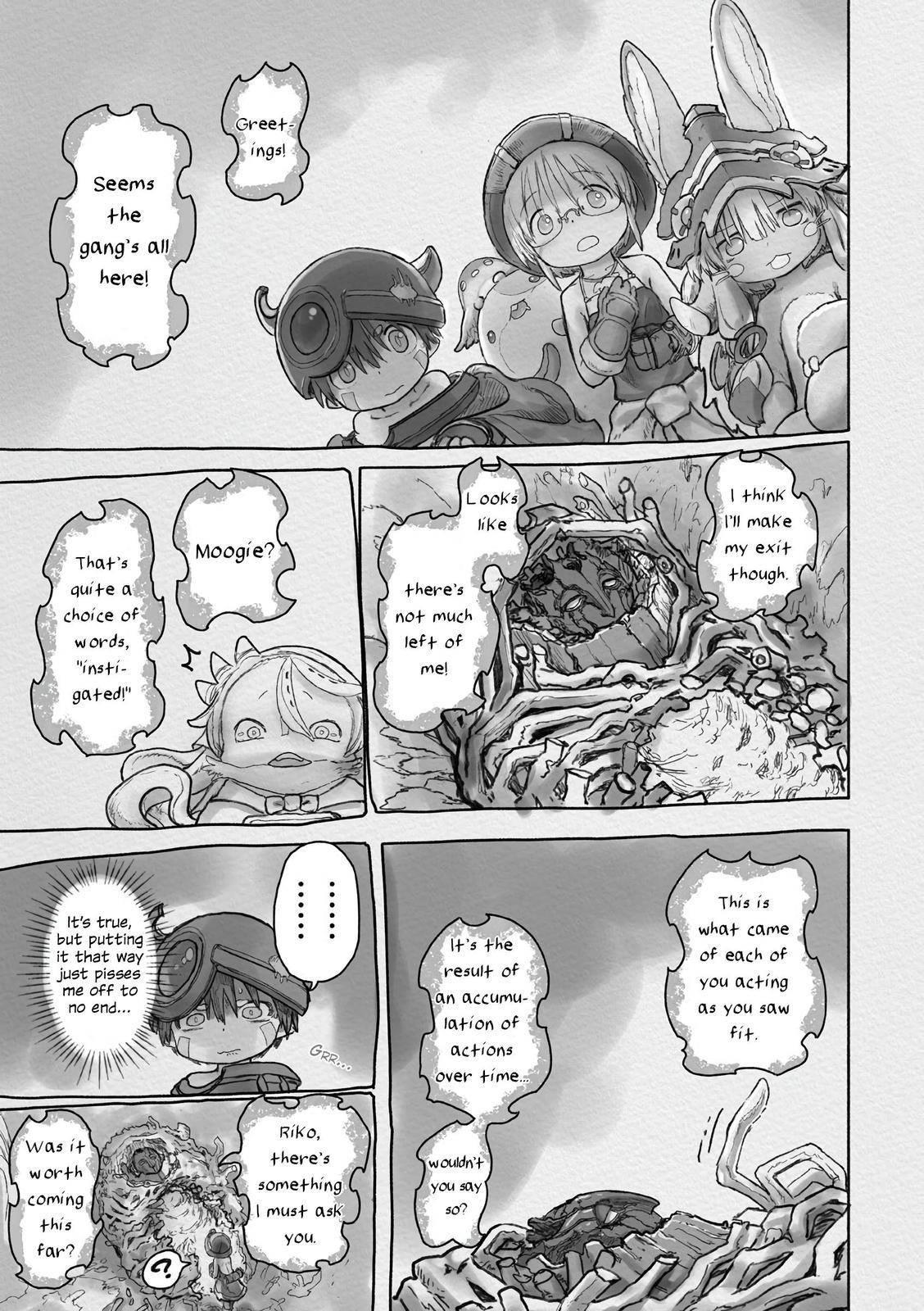 Made in Abyss Manga Chapter 58 page 15 - Toward the Path of Fire