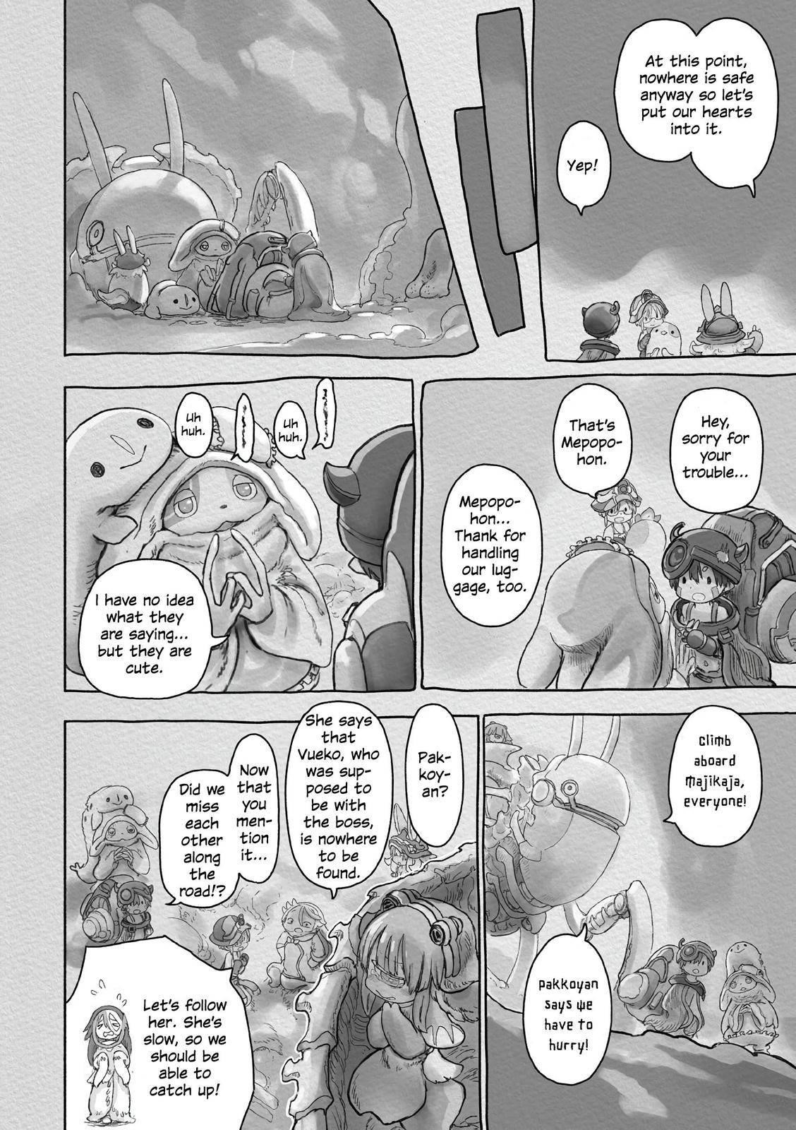 Made in Abyss Manga Chapter 58 page 22 - Toward the Path of Fire