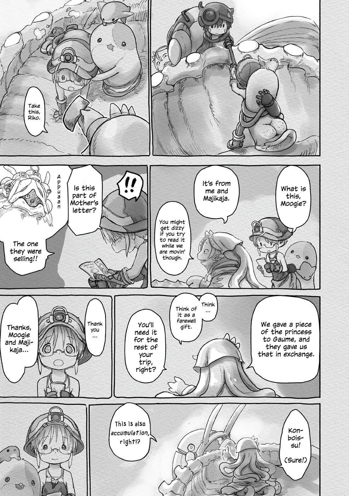 Made in Abyss Manga Chapter 58 page 23 - Toward the Path of Fire