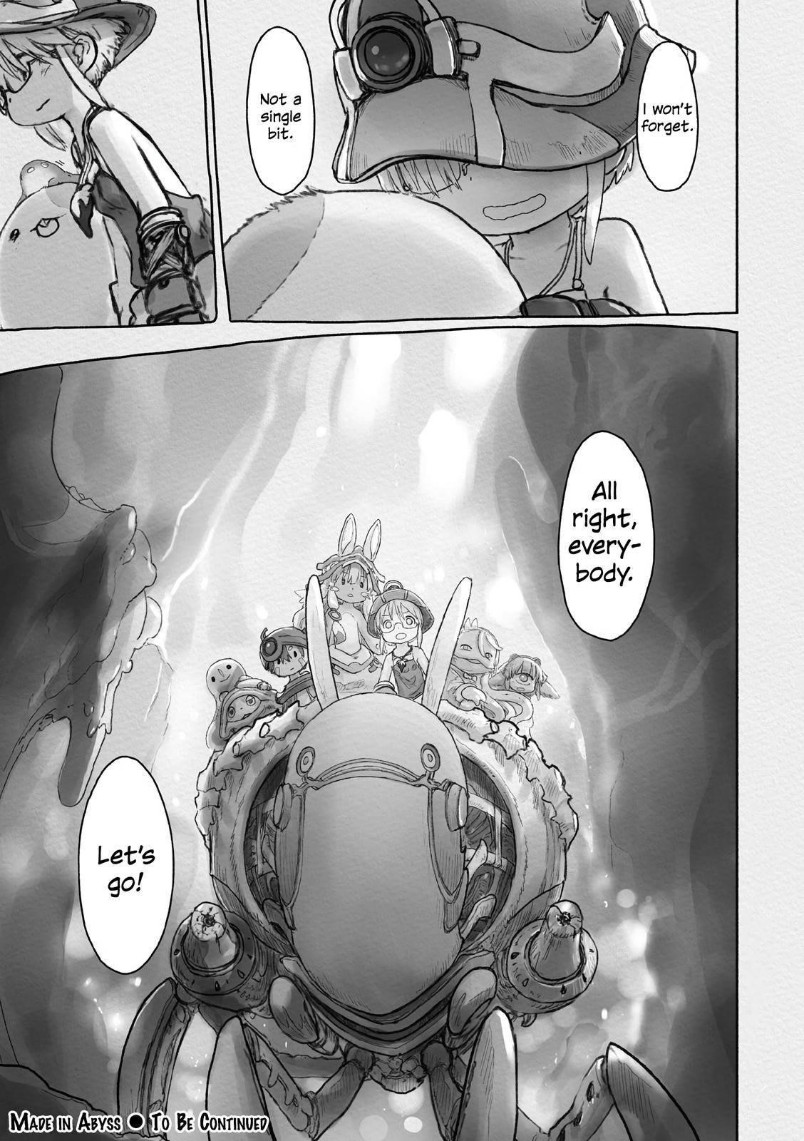 Made in Abyss Manga Chapter 58 page 25 - Toward the Path of Fire