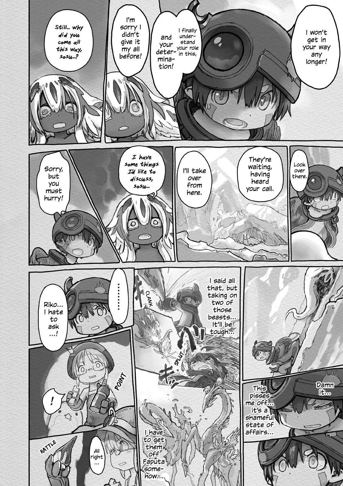 Made in Abyss Manga Chapter 59 page 14 - Warm Darkness