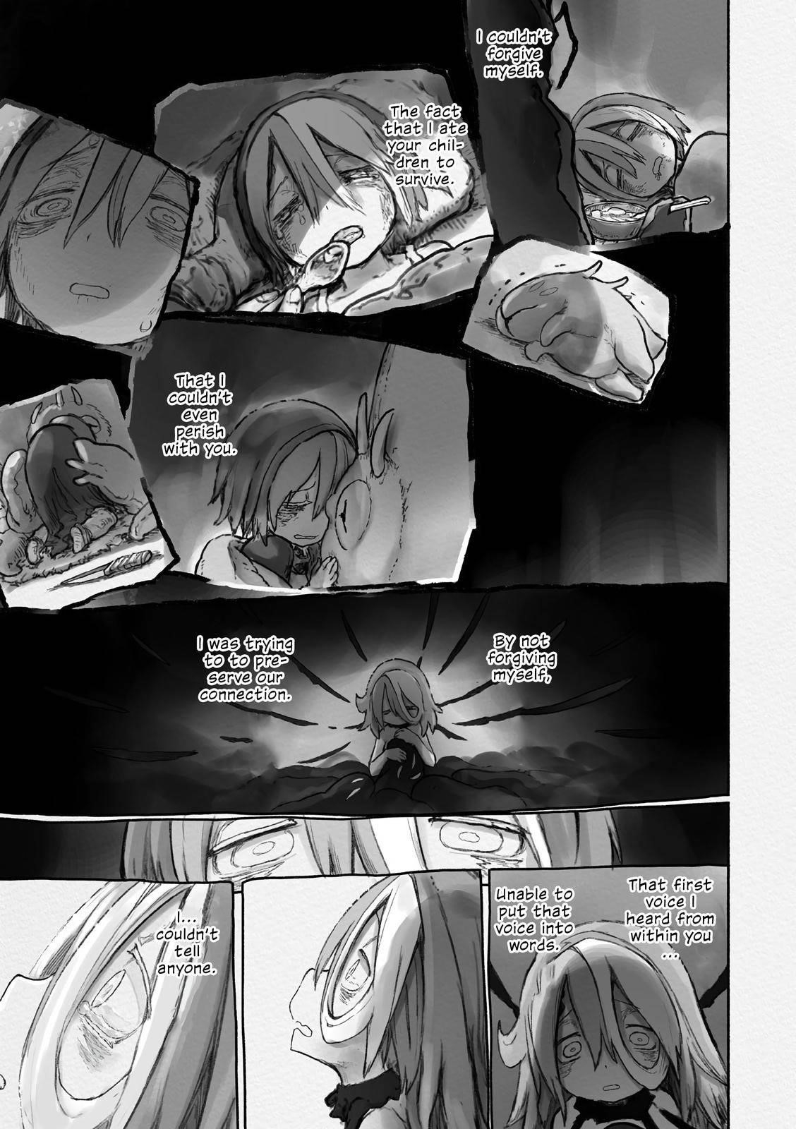 Made in Abyss Manga Chapter 59 page 27 - Warm Darkness