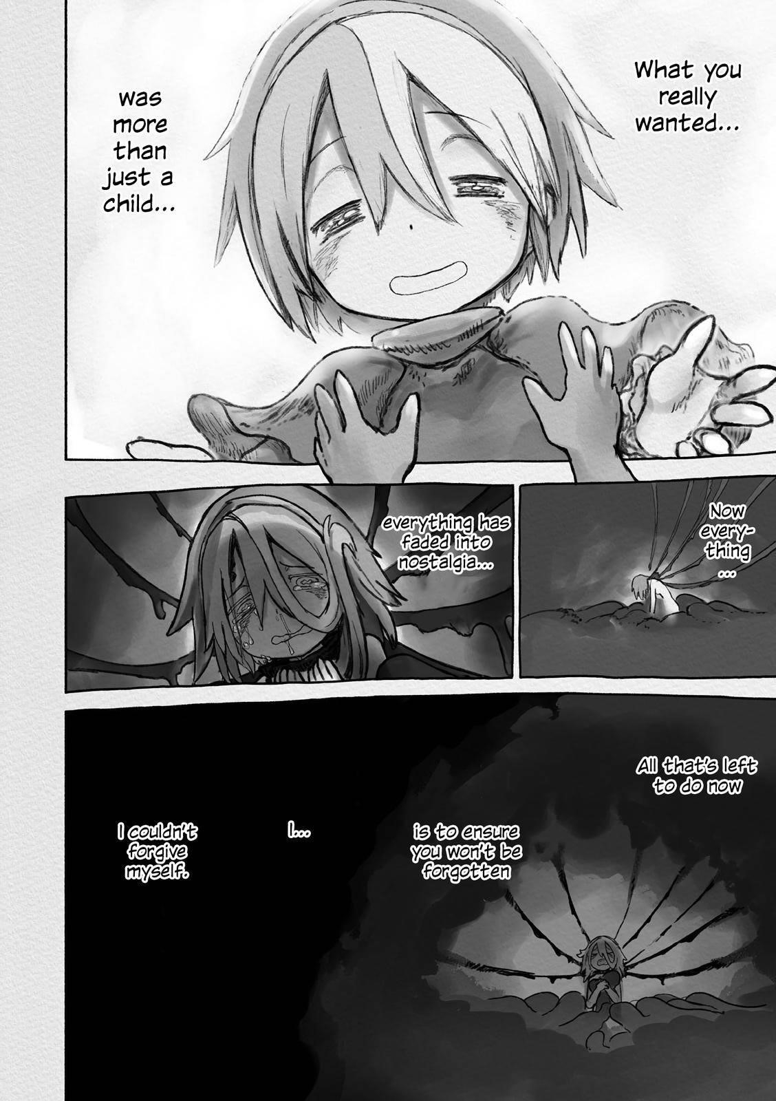 Made in Abyss Manga Chapter 59 page 28 - Warm Darkness
