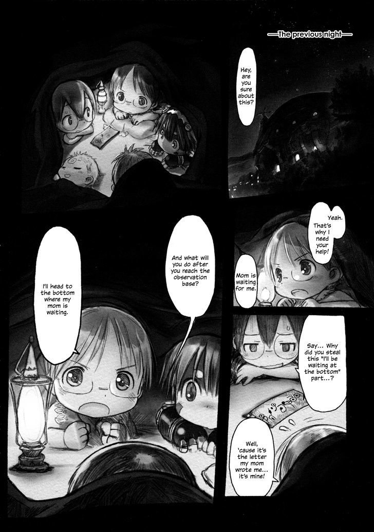 Made in Abyss Manga Chapter 6 page 8 - Premonition