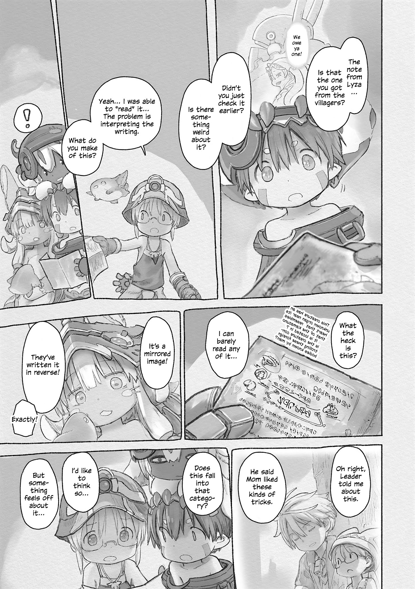 Made in Abyss Manga Chapter 61 page 11 - You Can Go Anywhere