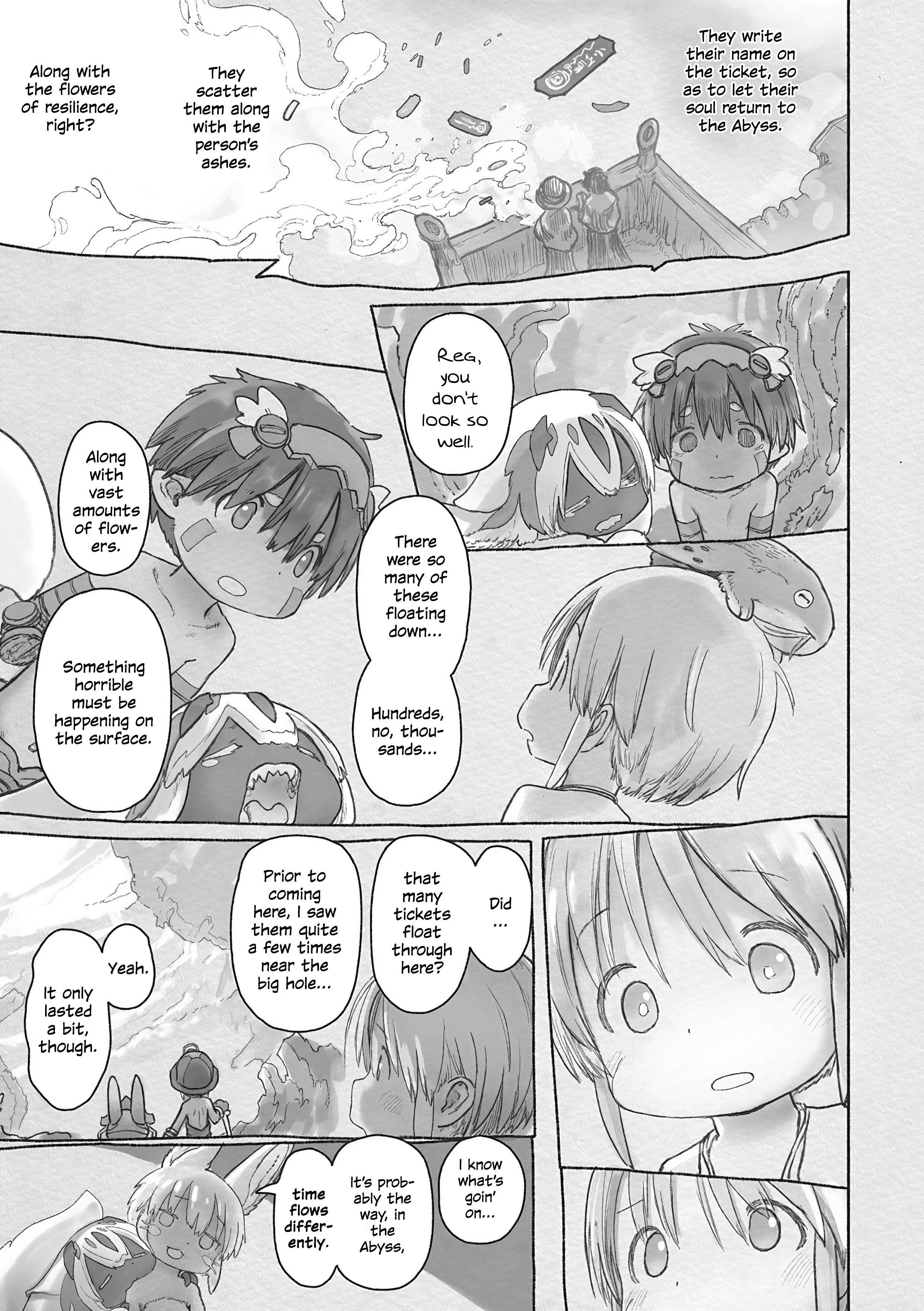 Made in Abyss Manga Chapter 62 page 9 - The Place of Song
