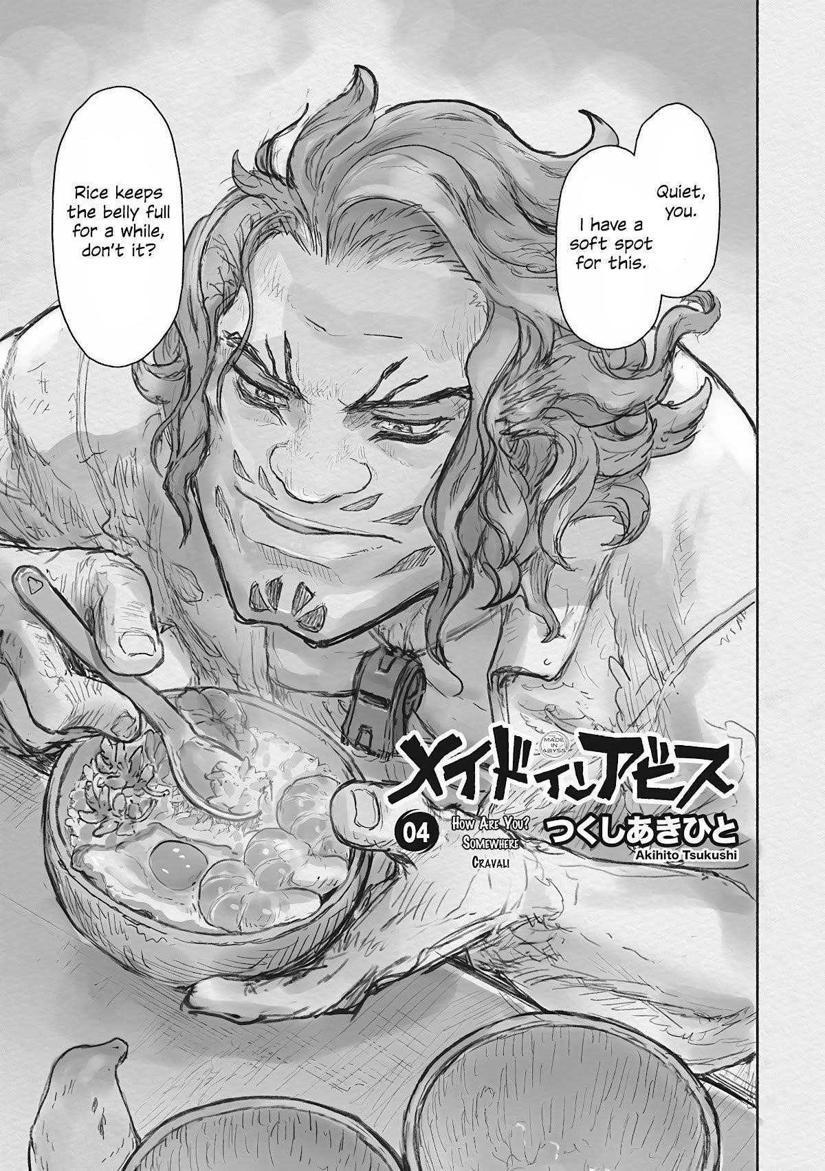 Made in Abyss Manga Chapter 63 page 3 - Side Story 4: Cravali