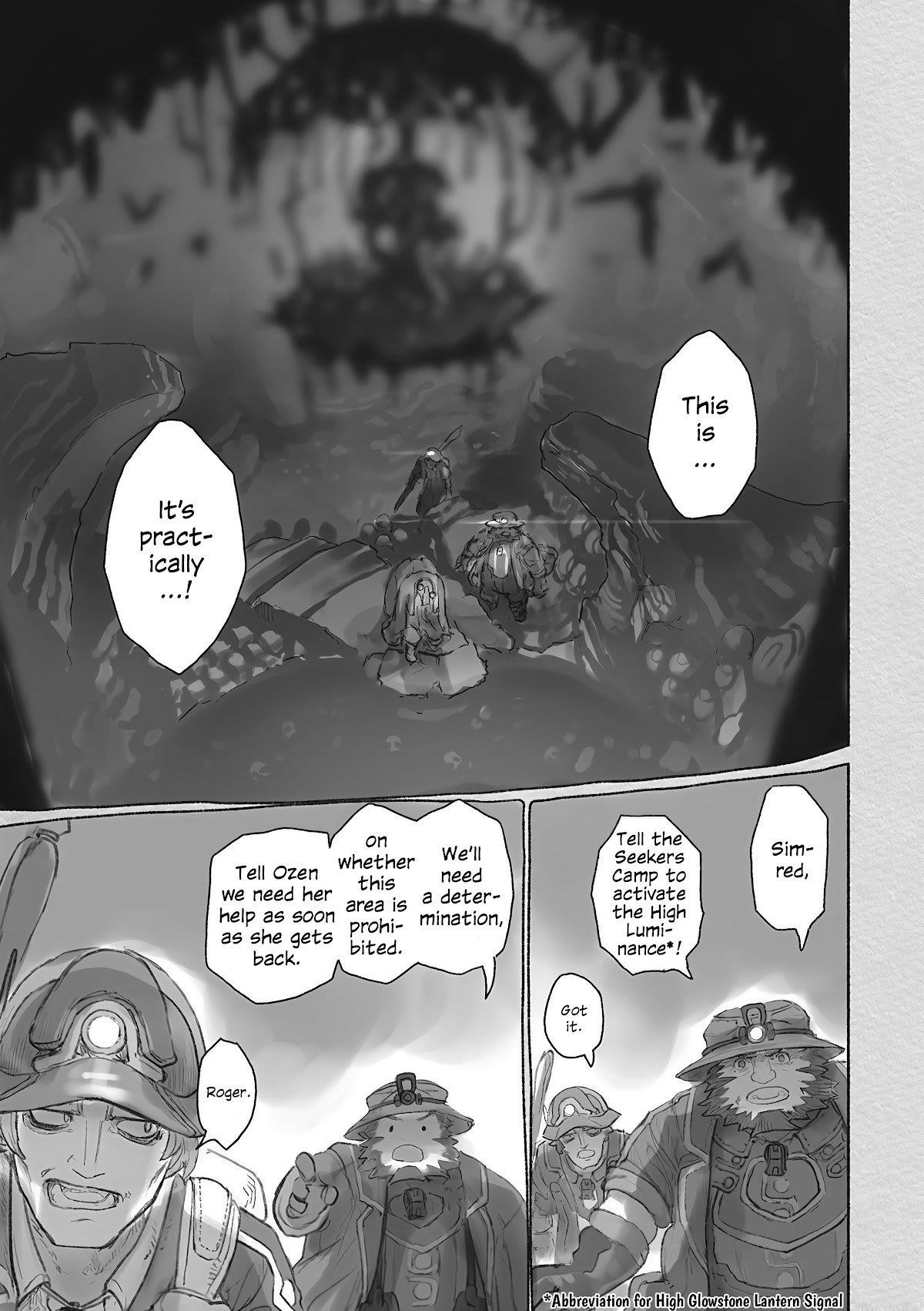 Made in Abyss Manga Chapter 63 page 33 - Side Story 4: Cravali