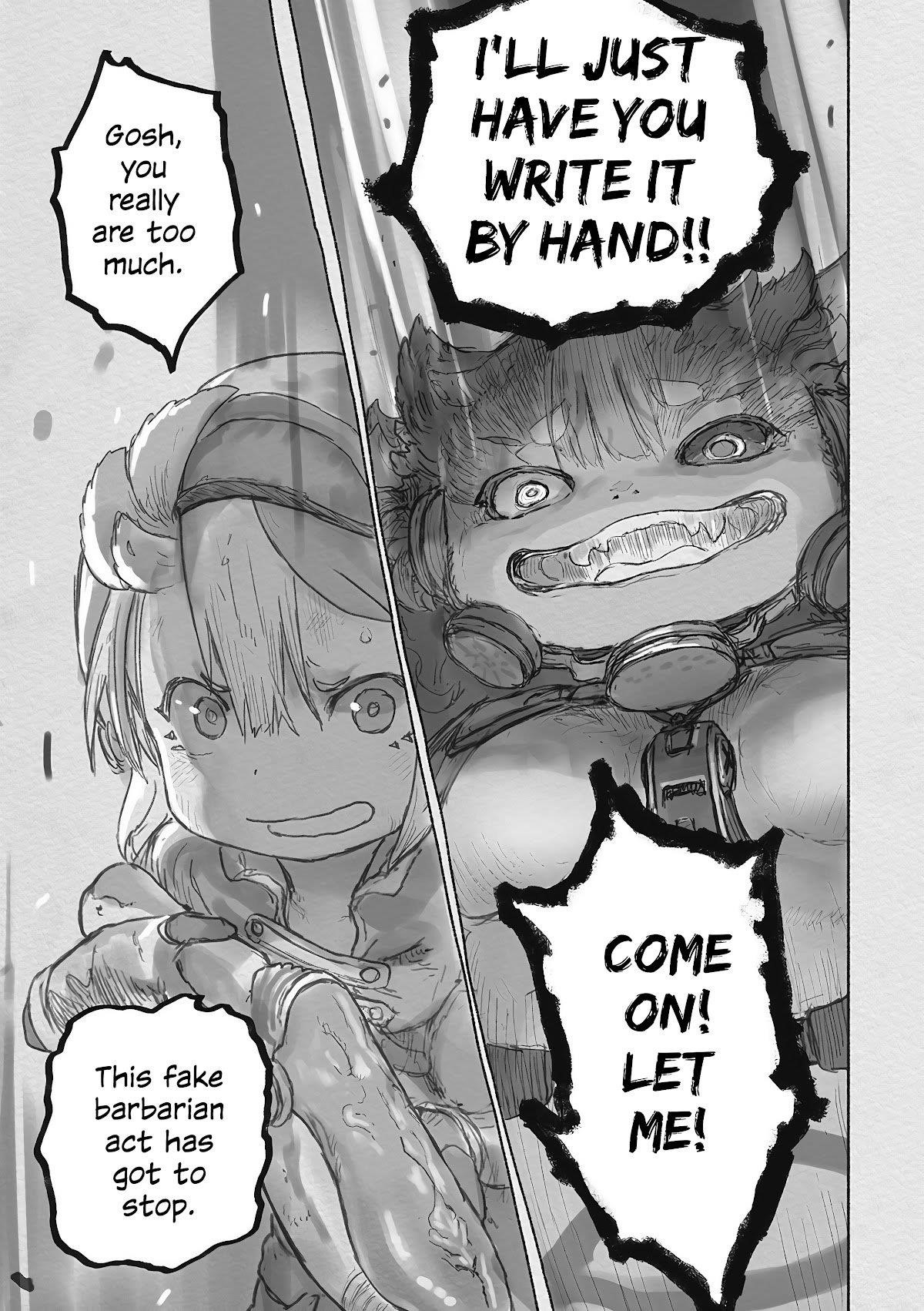 Made in Abyss Manga Chapter 63 page 55 - Side Story 4: Cravali