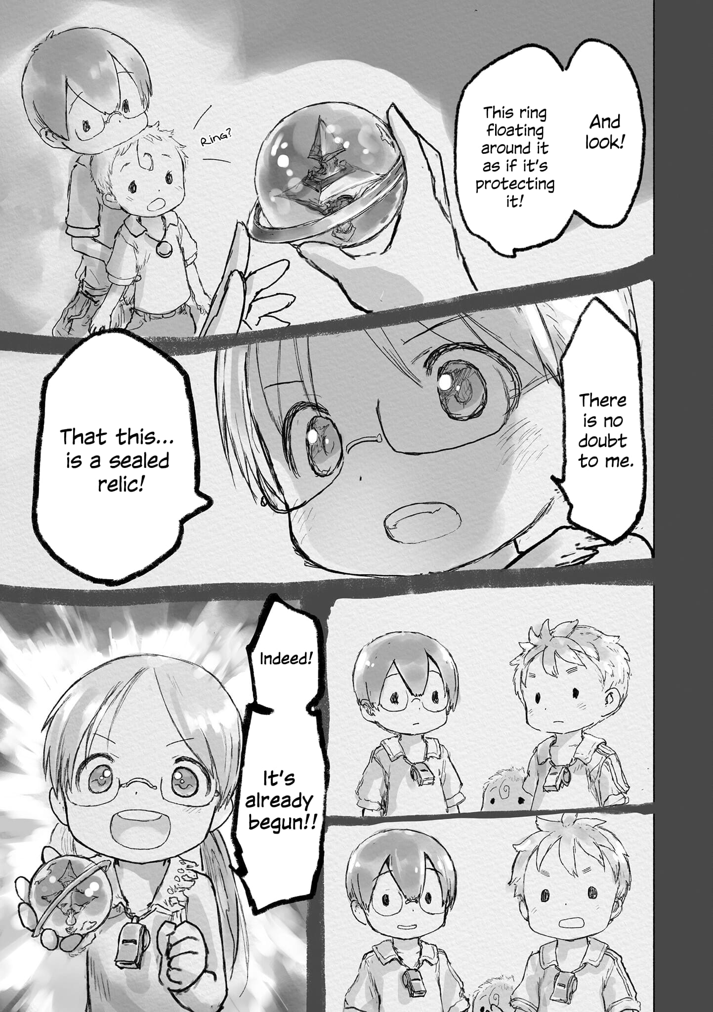 Made in Abyss Manga Chapter 66.7 page 5 - Side Story 5: Riko