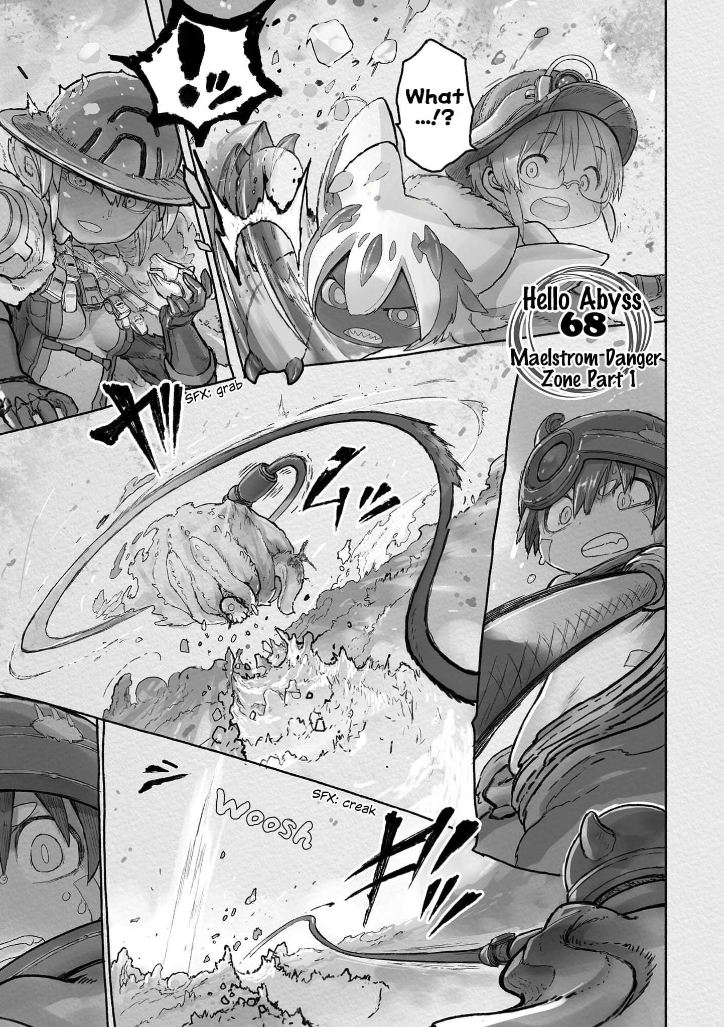 Made in Abyss Manga Chapter 68 page 1 - Danger Zone Within the Maelstrom: Part 1