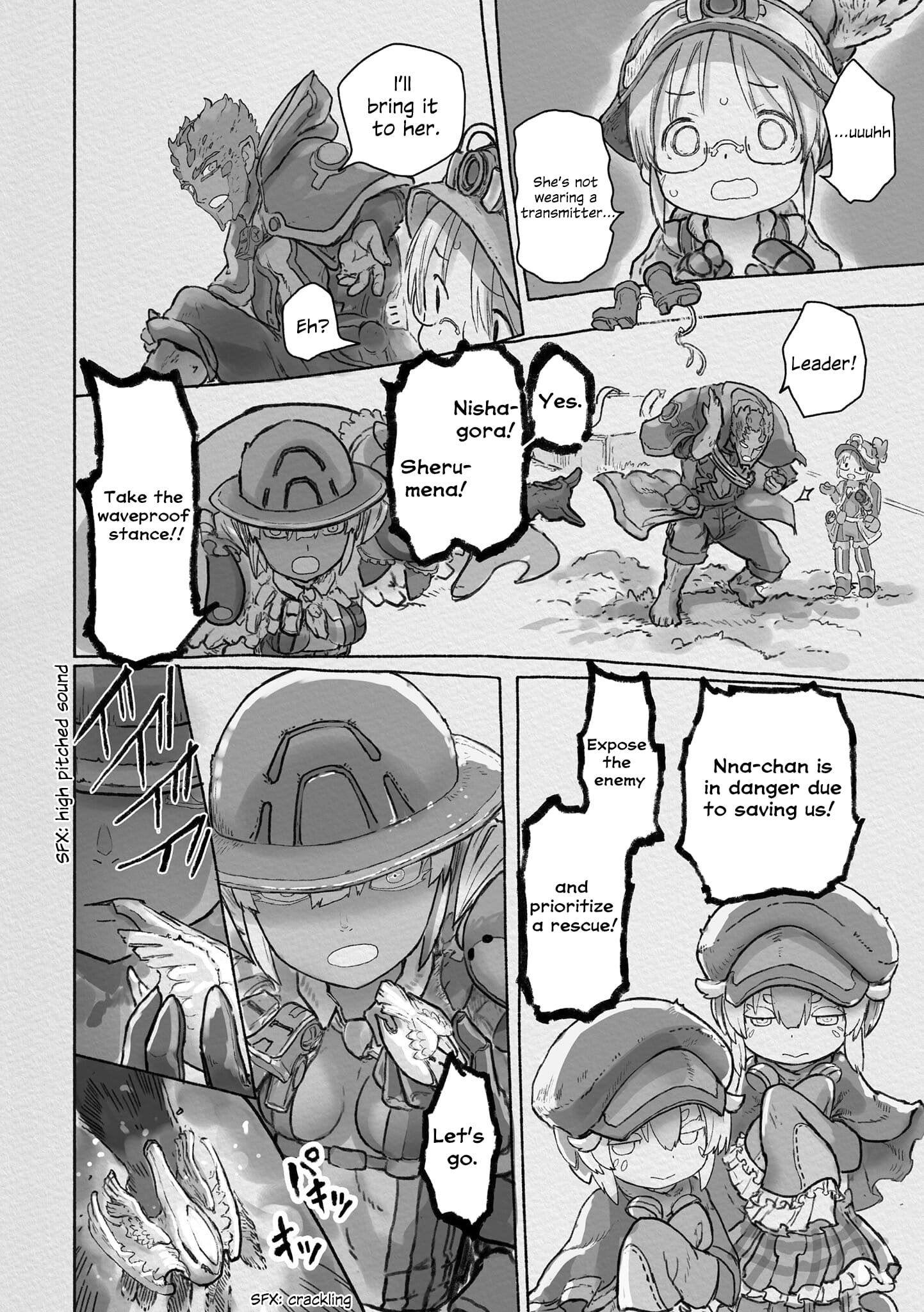 Made in Abyss Manga Chapter 68 page 10 - Danger Zone Within the Maelstrom: Part 1