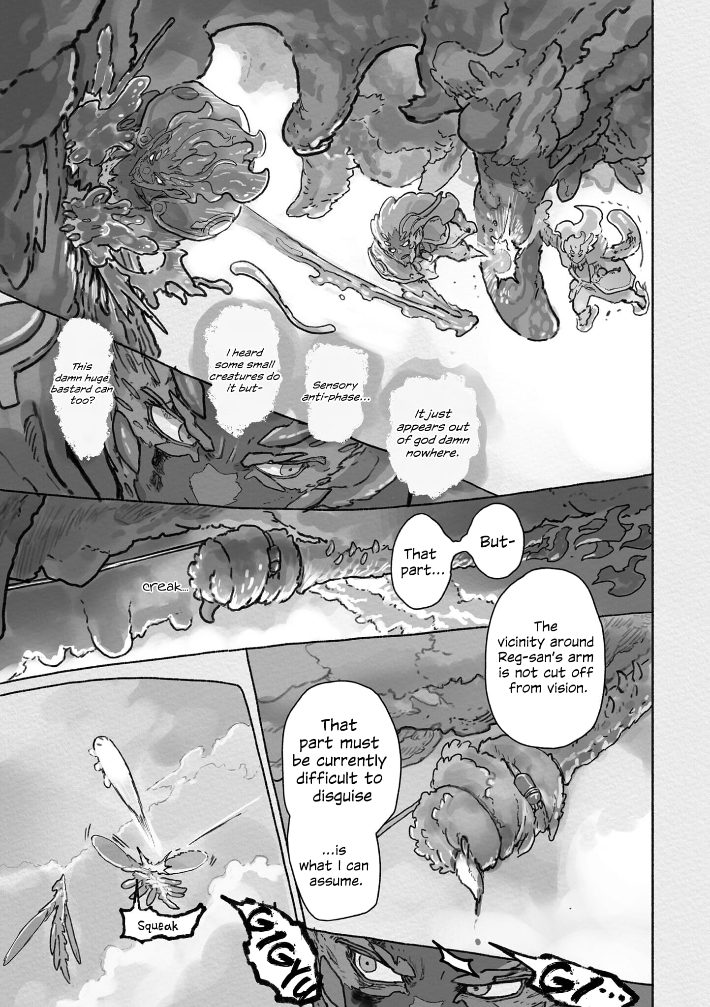 Made in Abyss Manga Chapter 68 page 18 - Danger Zone Within the Maelstrom: Part 1