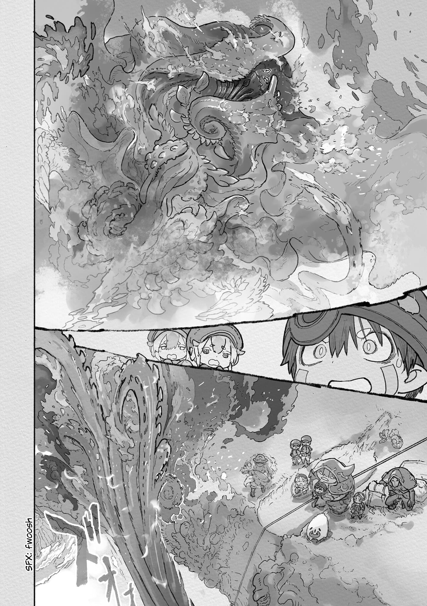Made in Abyss Manga Chapter 68 page 8 - Danger Zone Within the Maelstrom: Part 1