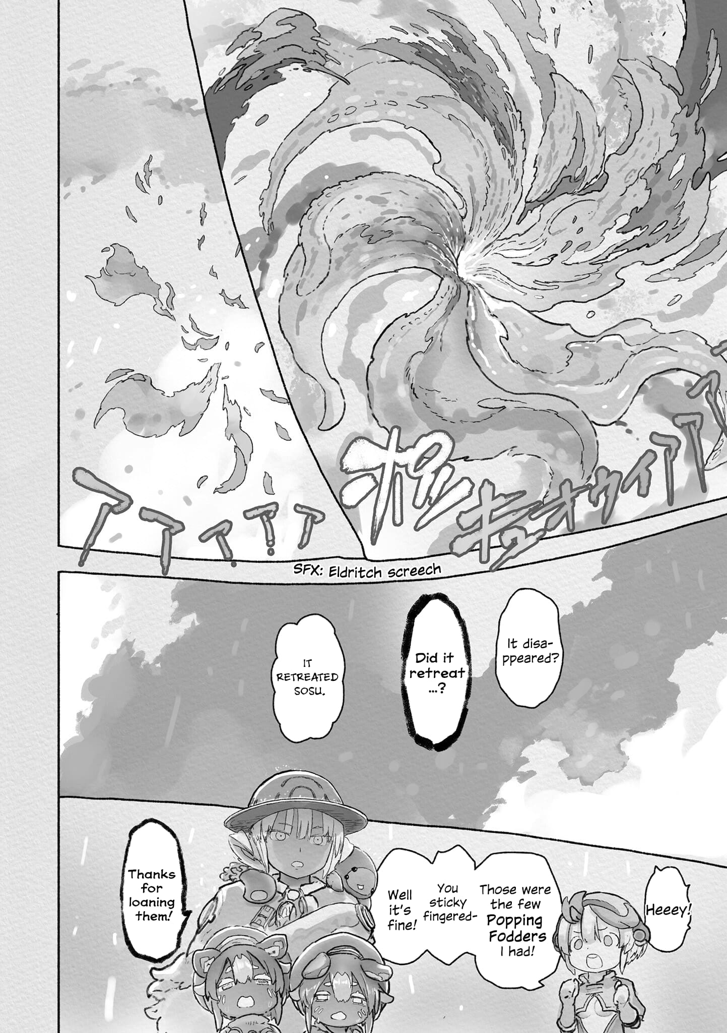 Made in Abyss Manga Chapter 69 page 20 - Danger Zone Within the Maelstrom: Part 2