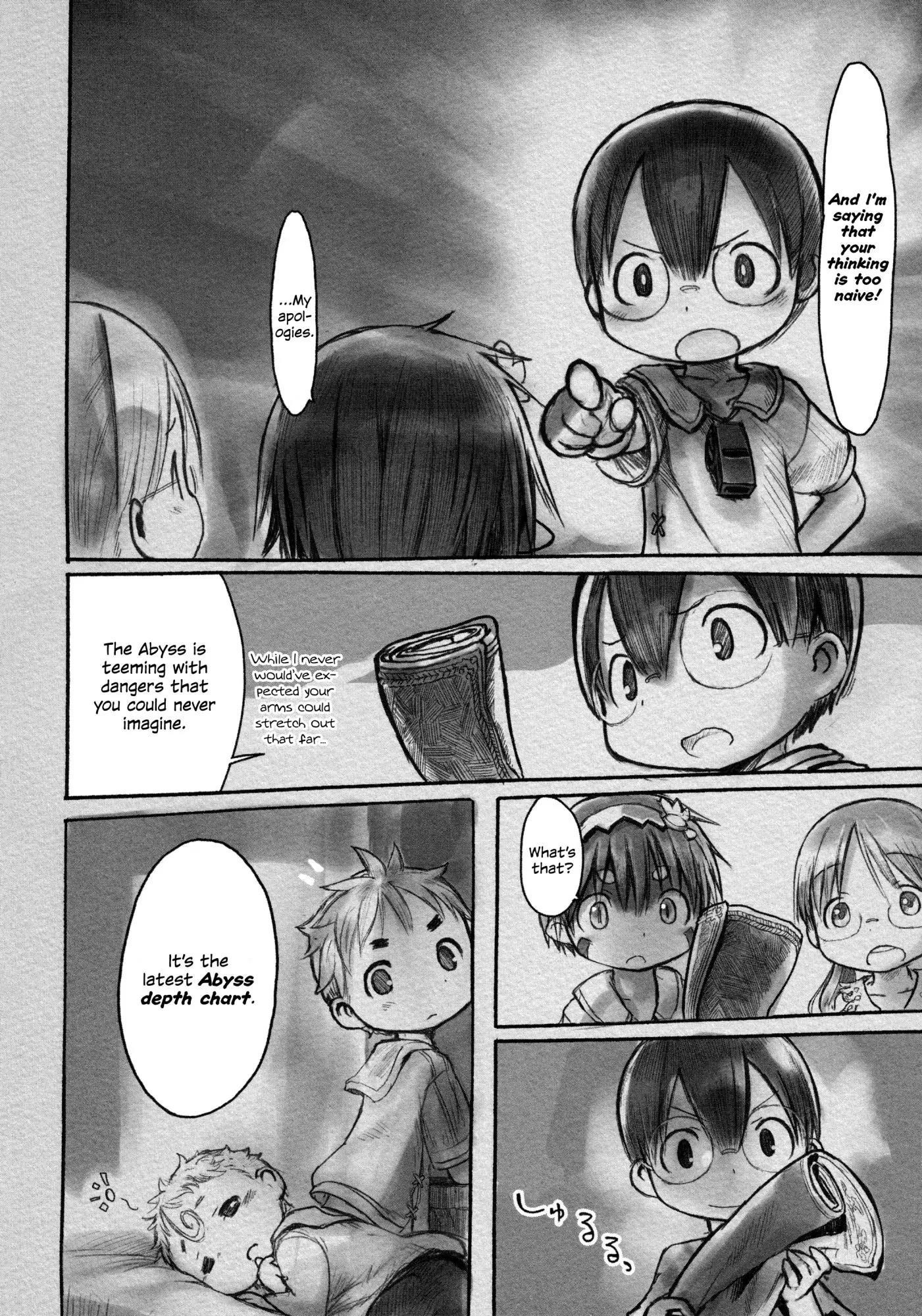 Made in Abyss Manga Chapter 7 page 10 - Eve of Departure
