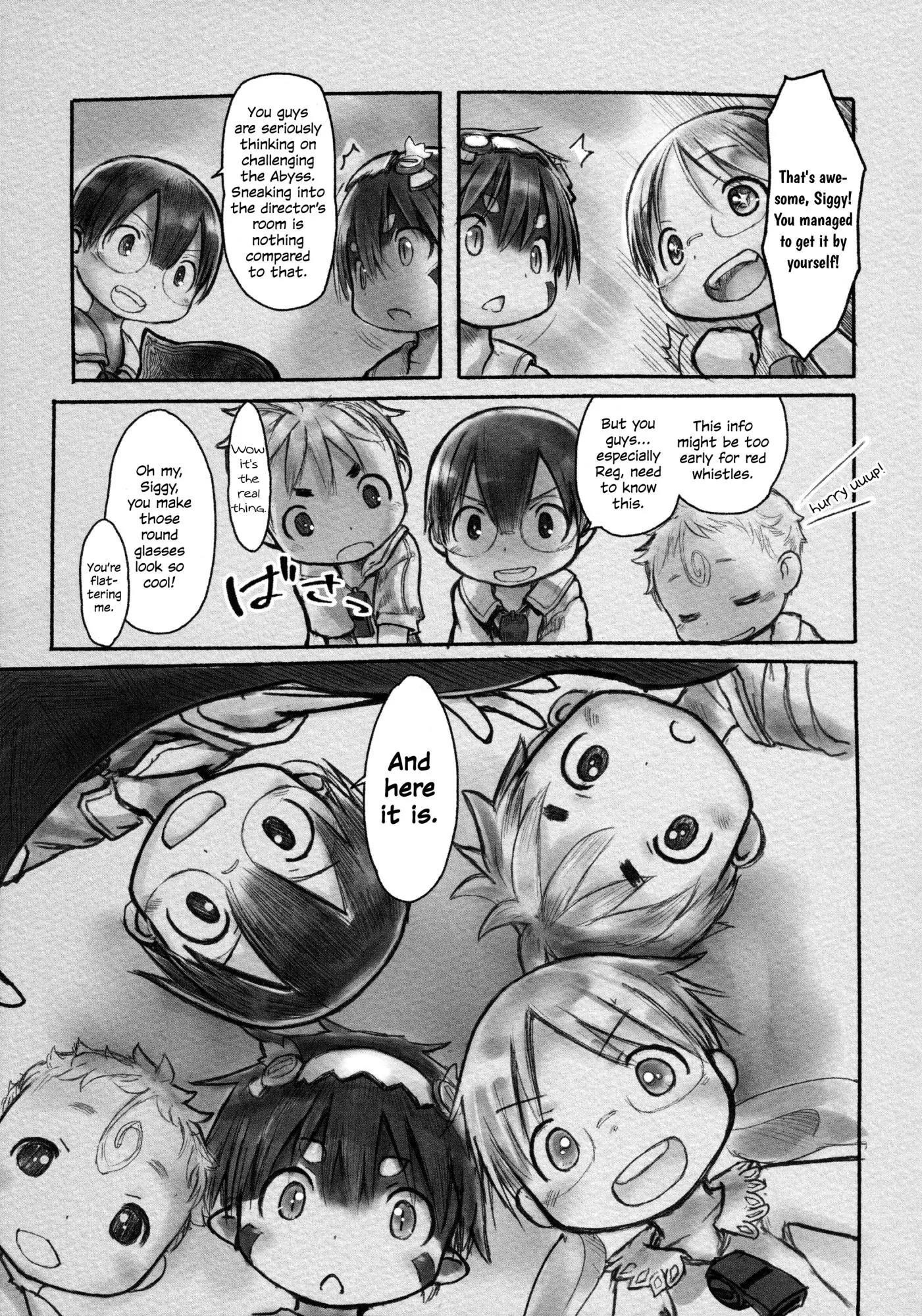 Made in Abyss Manga Chapter 7 page 11 - Eve of Departure