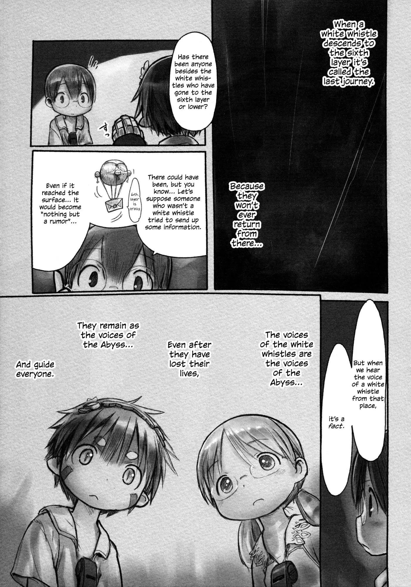 Made in Abyss Manga Chapter 7 page 17 - Eve of Departure
