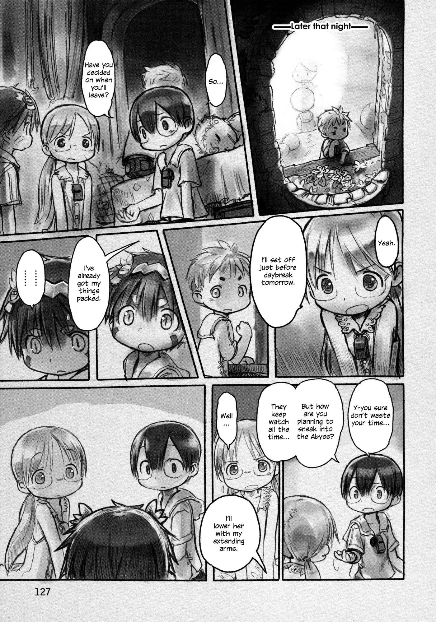Made in Abyss Manga Chapter 7 page 5 - Eve of Departure