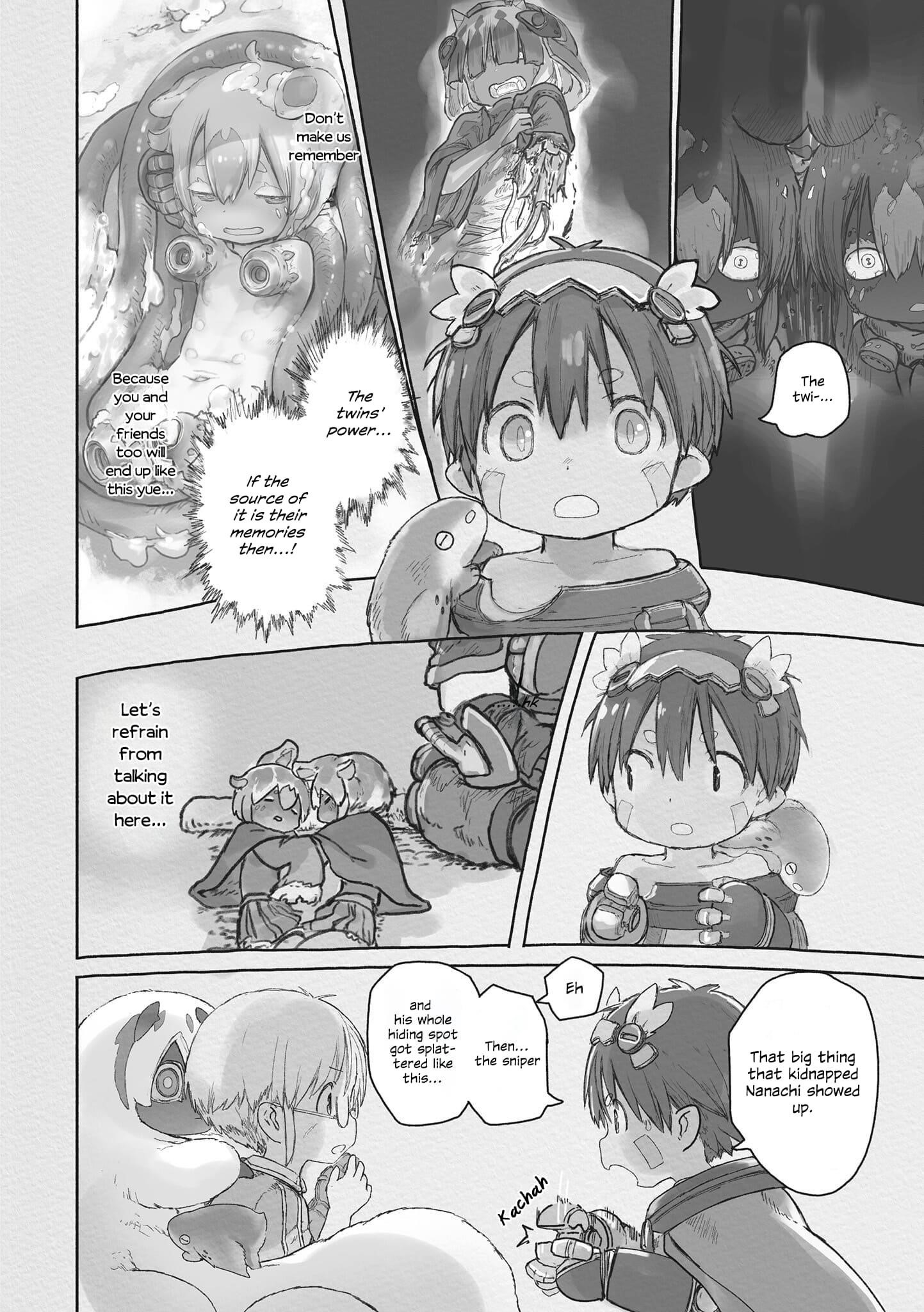 Made in Abyss Manga Chapter 71 page 54 - Shooter