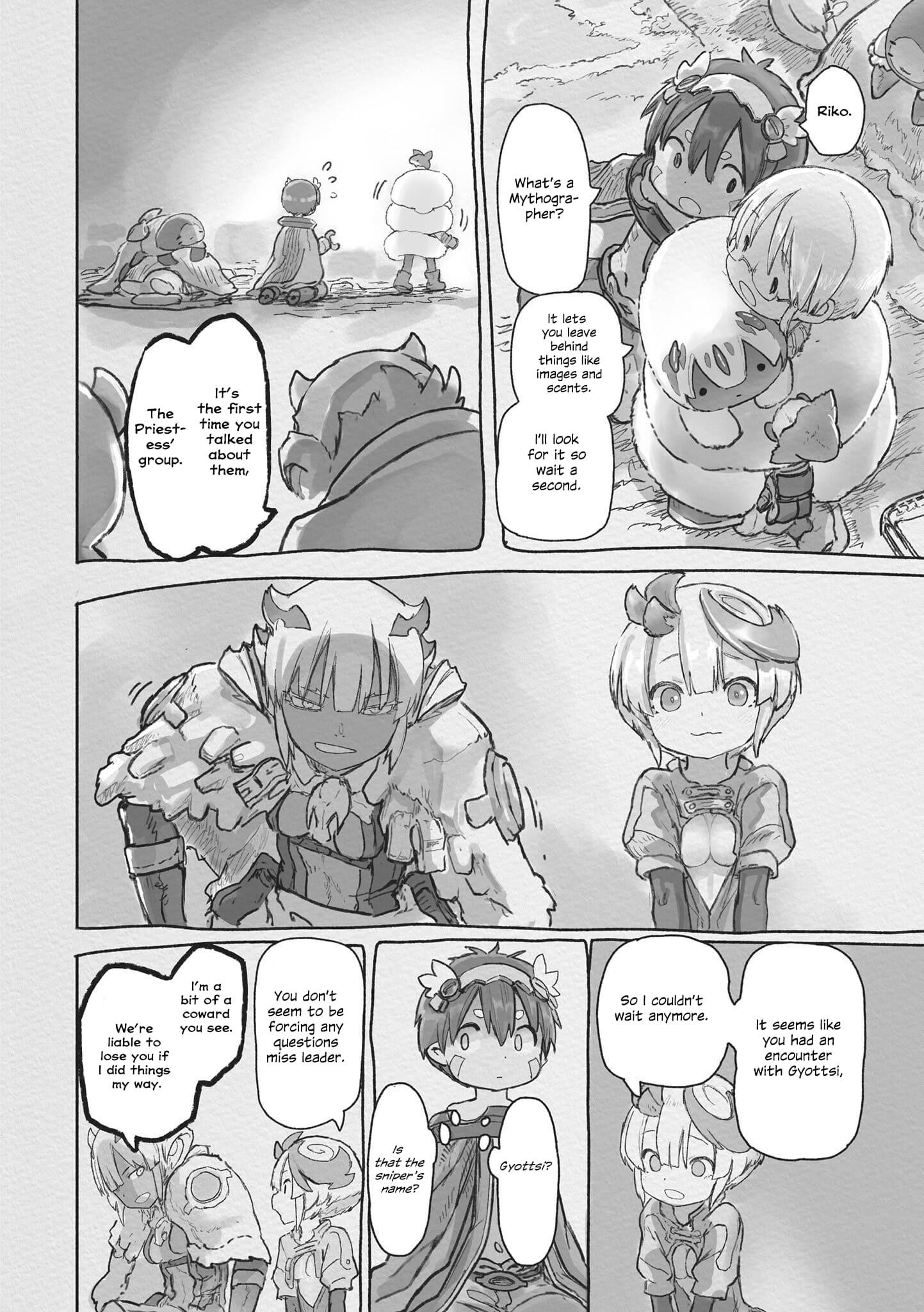 Made in Abyss Manga Chapter 71 page 58 - Shooter