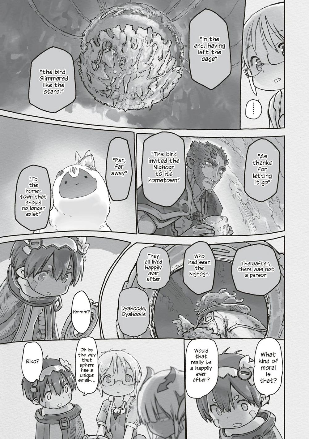 Made in Abyss Manga Chapter 72 page 11 - Windows to Myth