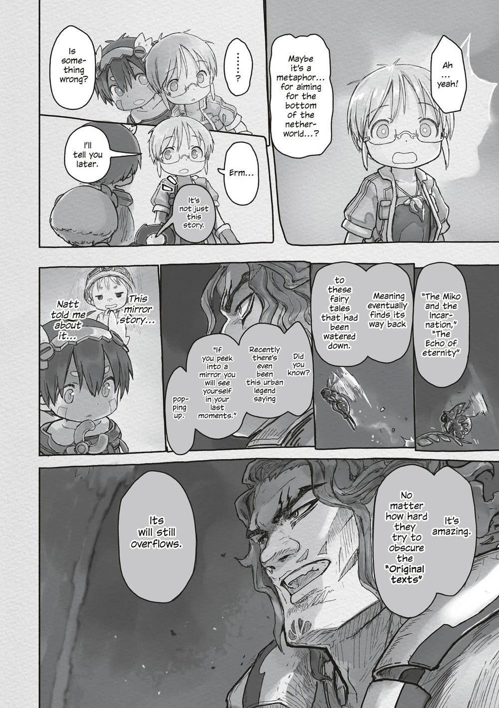 Made in Abyss Manga Chapter 72 page 12 - Windows to Myth