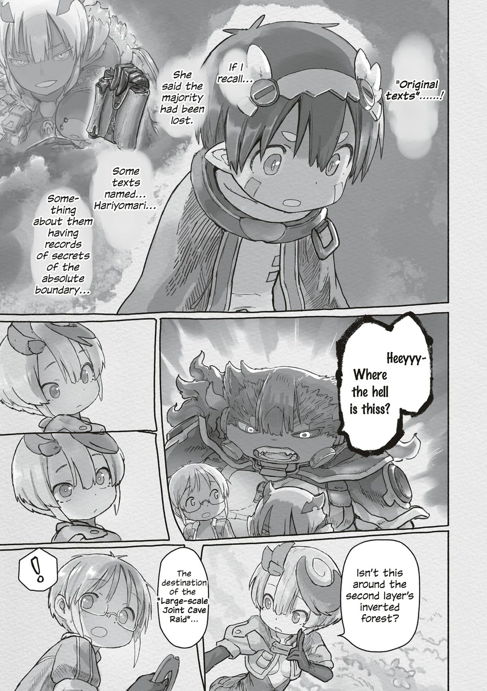Made in Abyss Manga Chapter 72 page 13 - Windows to Myth