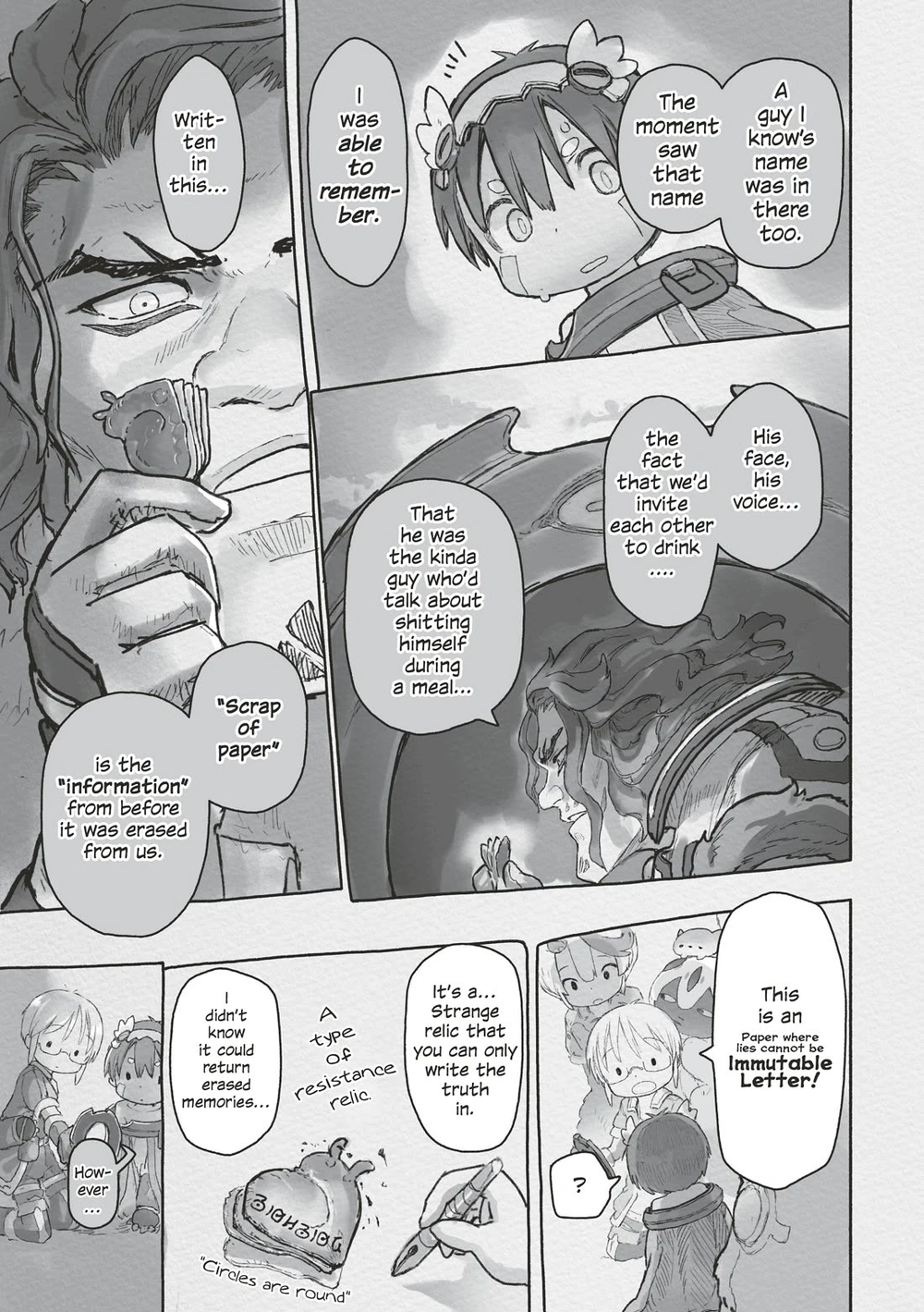 Made in Abyss Manga Chapter 72 page 23 - Windows to Myth
