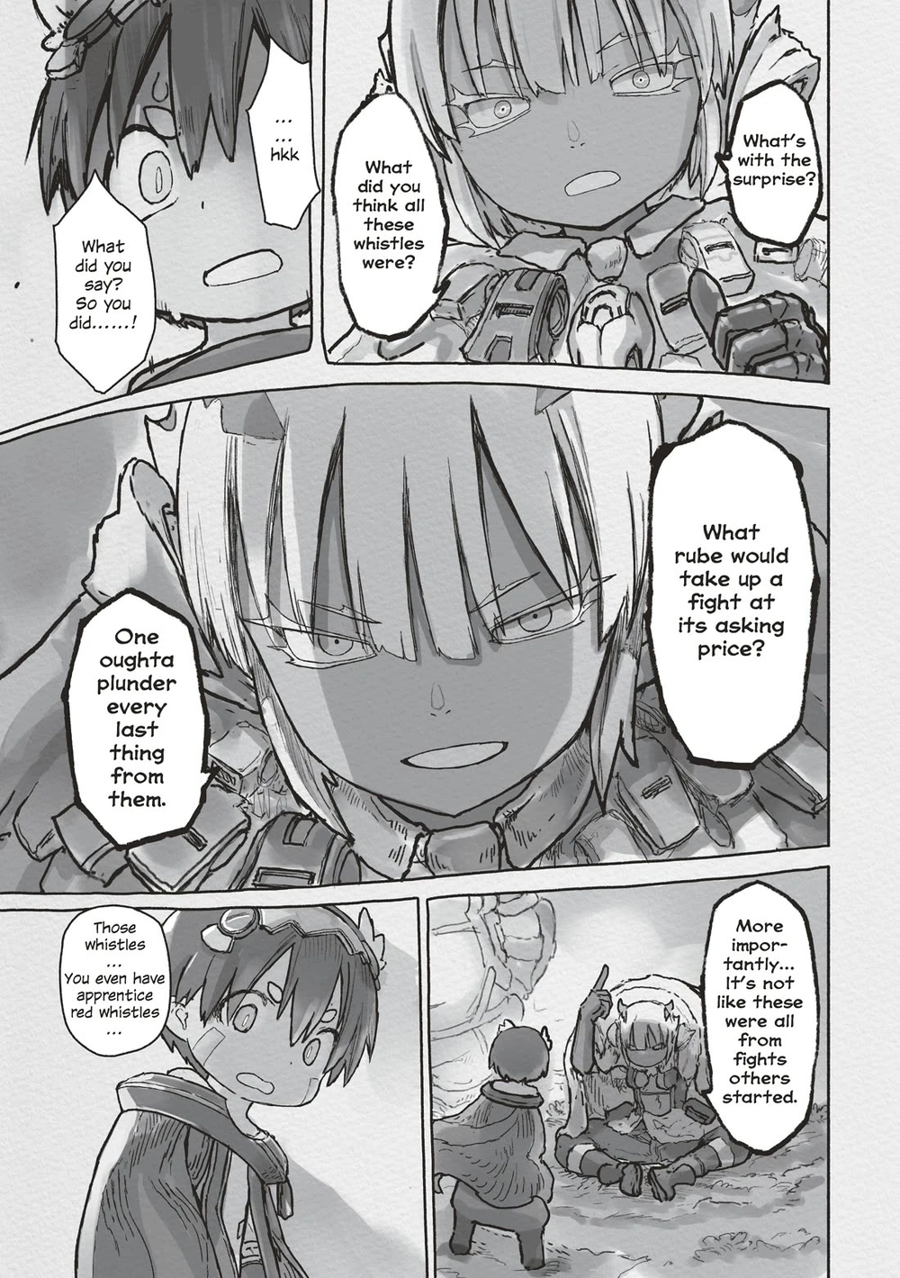 Made in Abyss Manga Chapter 72 page 27 - Windows to Myth