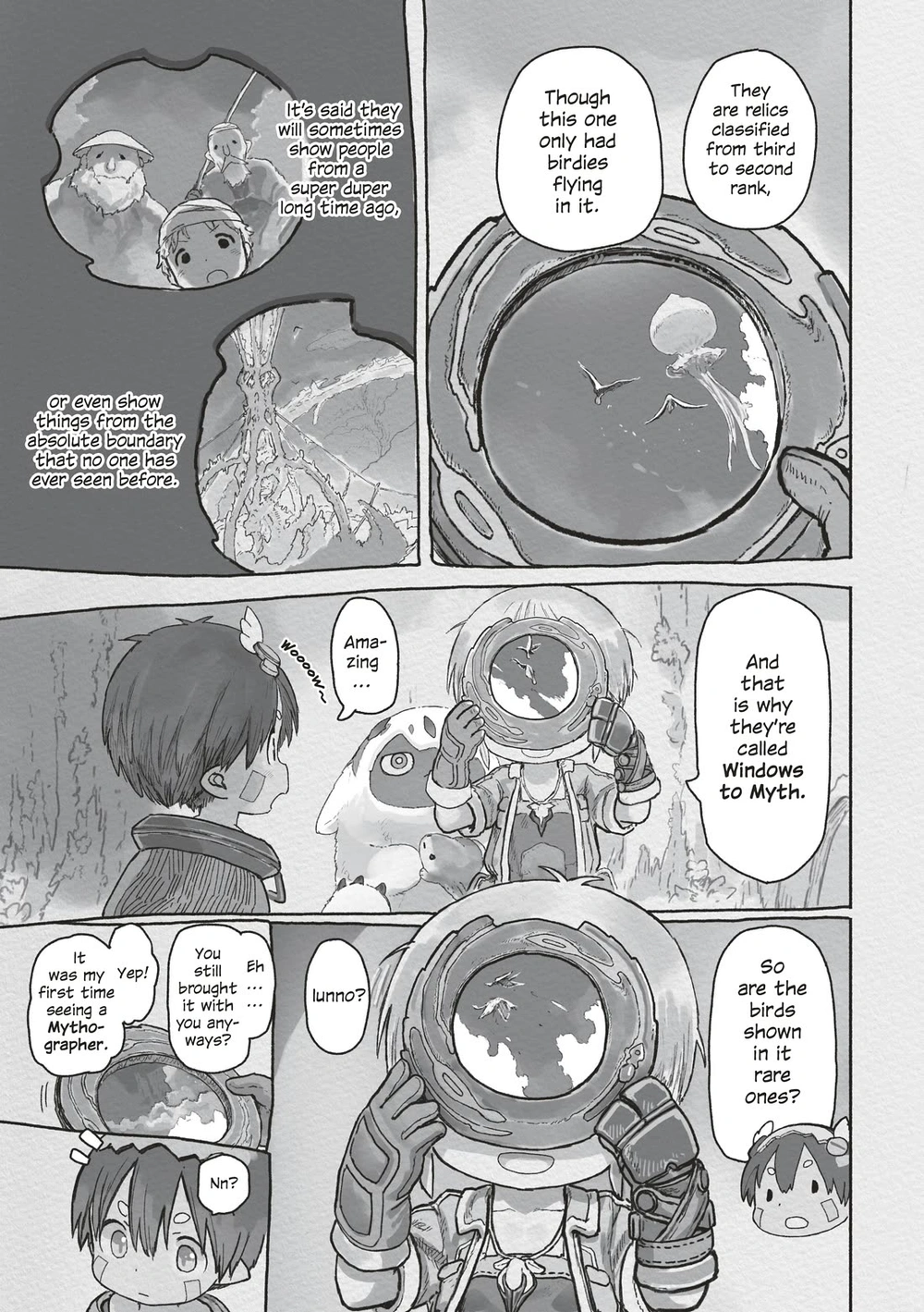 Made in Abyss Manga Chapter 72 page 3 - Windows to Myth