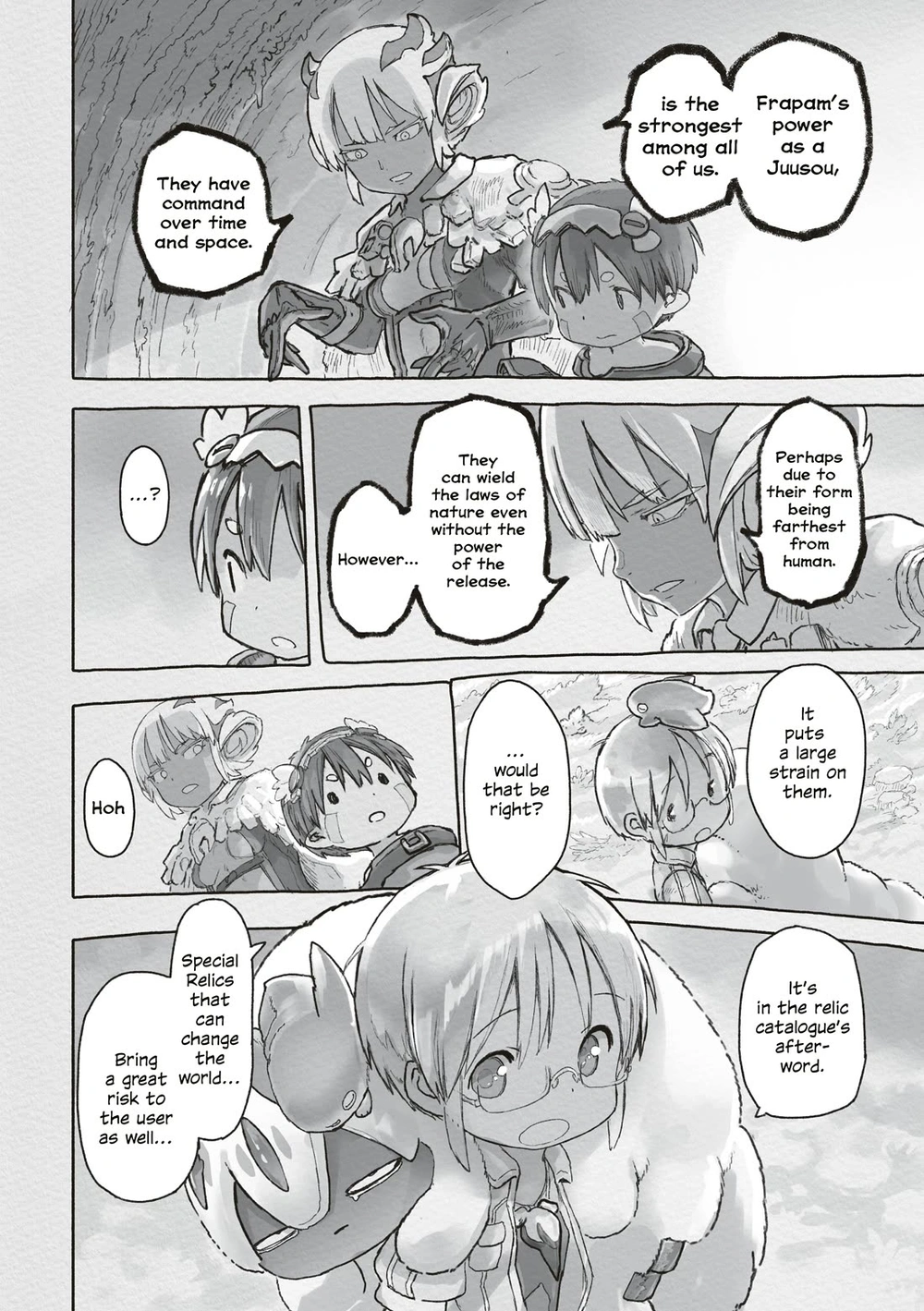 Made in Abyss Manga Chapter 72 page 38 - Windows to Myth