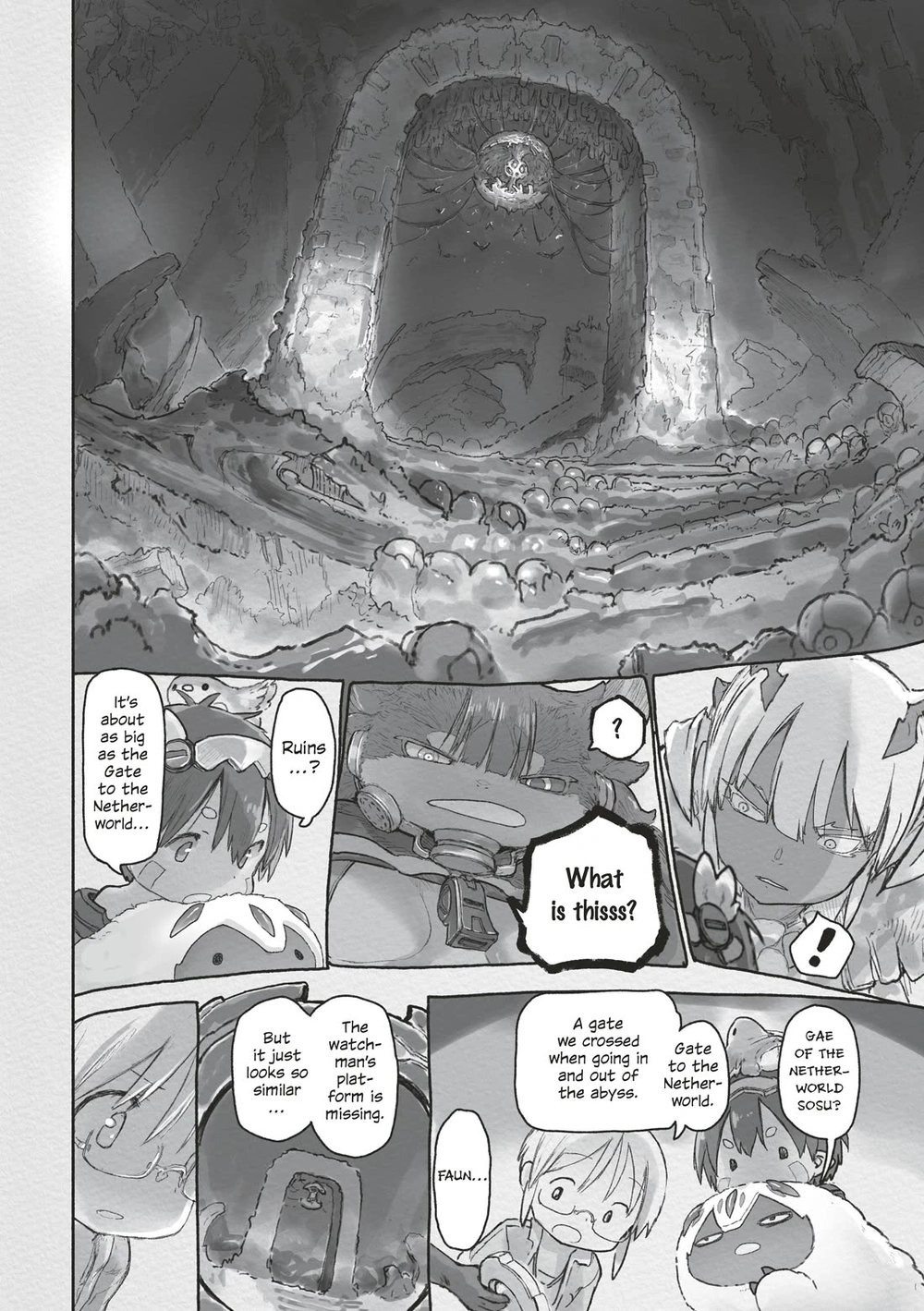 Made in Abyss Manga Chapter 72 page 8 - Windows to Myth
