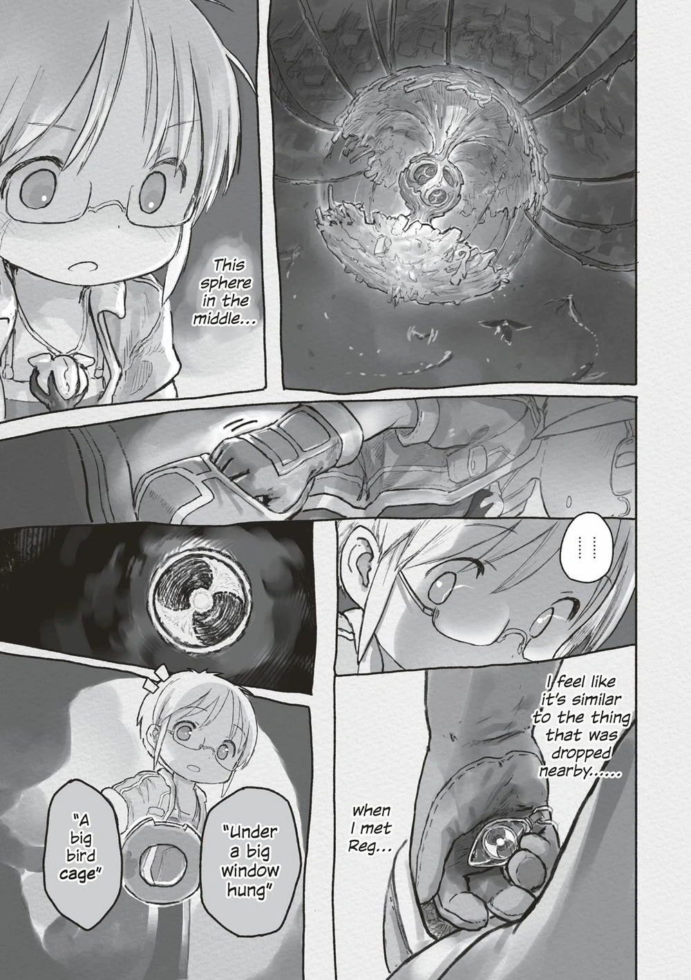 Made in Abyss Manga Chapter 72 page 9 - Windows to Myth
