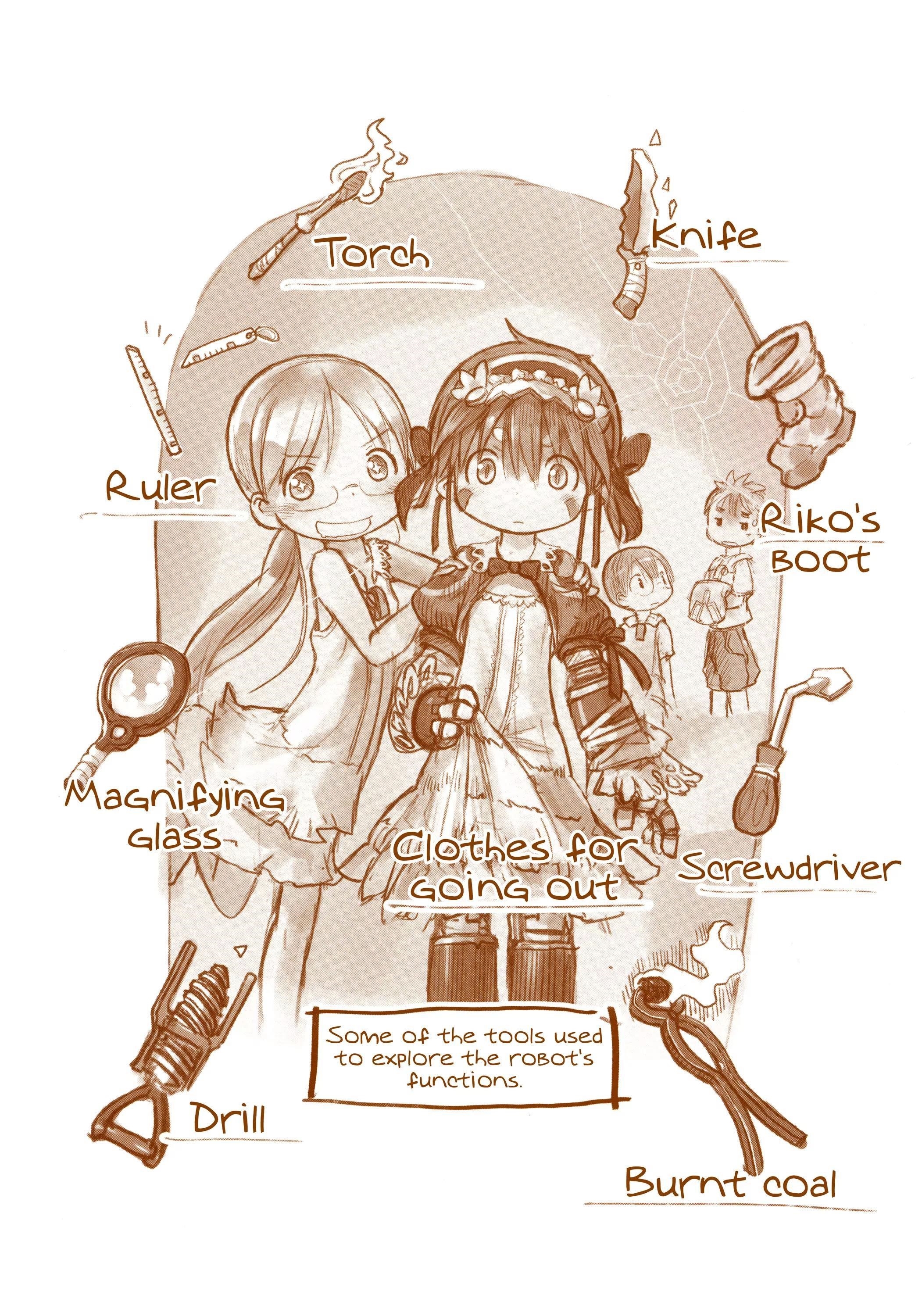 Made in Abyss Manga Chapter 8.5 page 3 - Volume 1 Extras